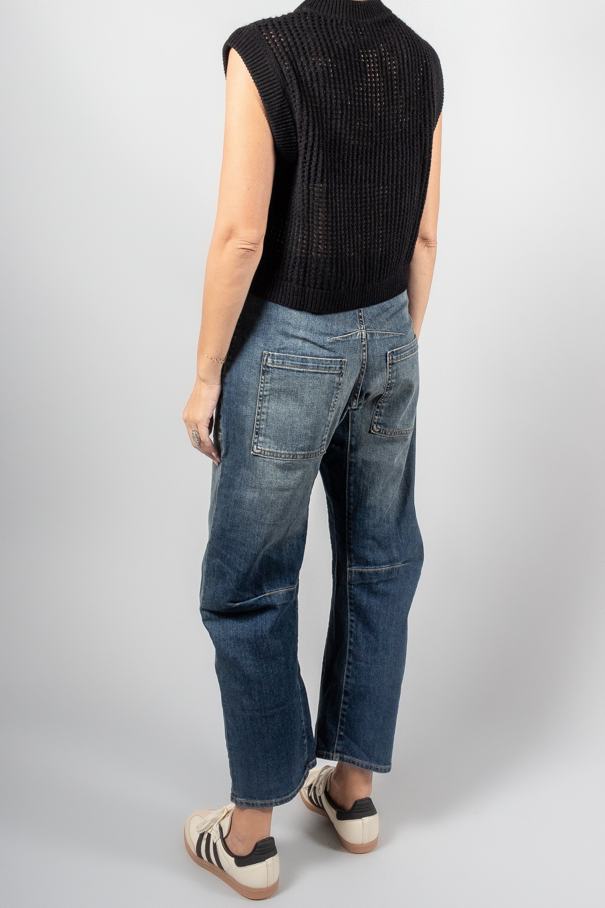 Lisa Yang Feng Woven Cashmere Vest-Knitwear-Misch-Boutique-Vancouver-Canada-misch.ca