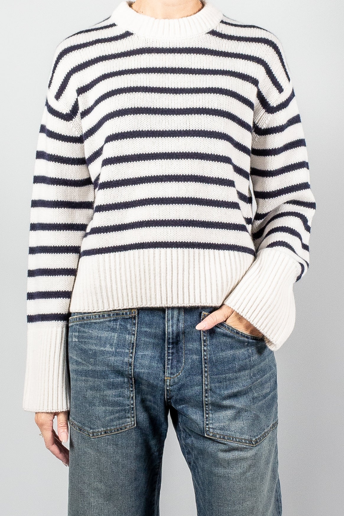 Lisa Yang Sony Striped Sweater-Knitwear-Misch-Boutique-Vancouver-Canada-misch.ca