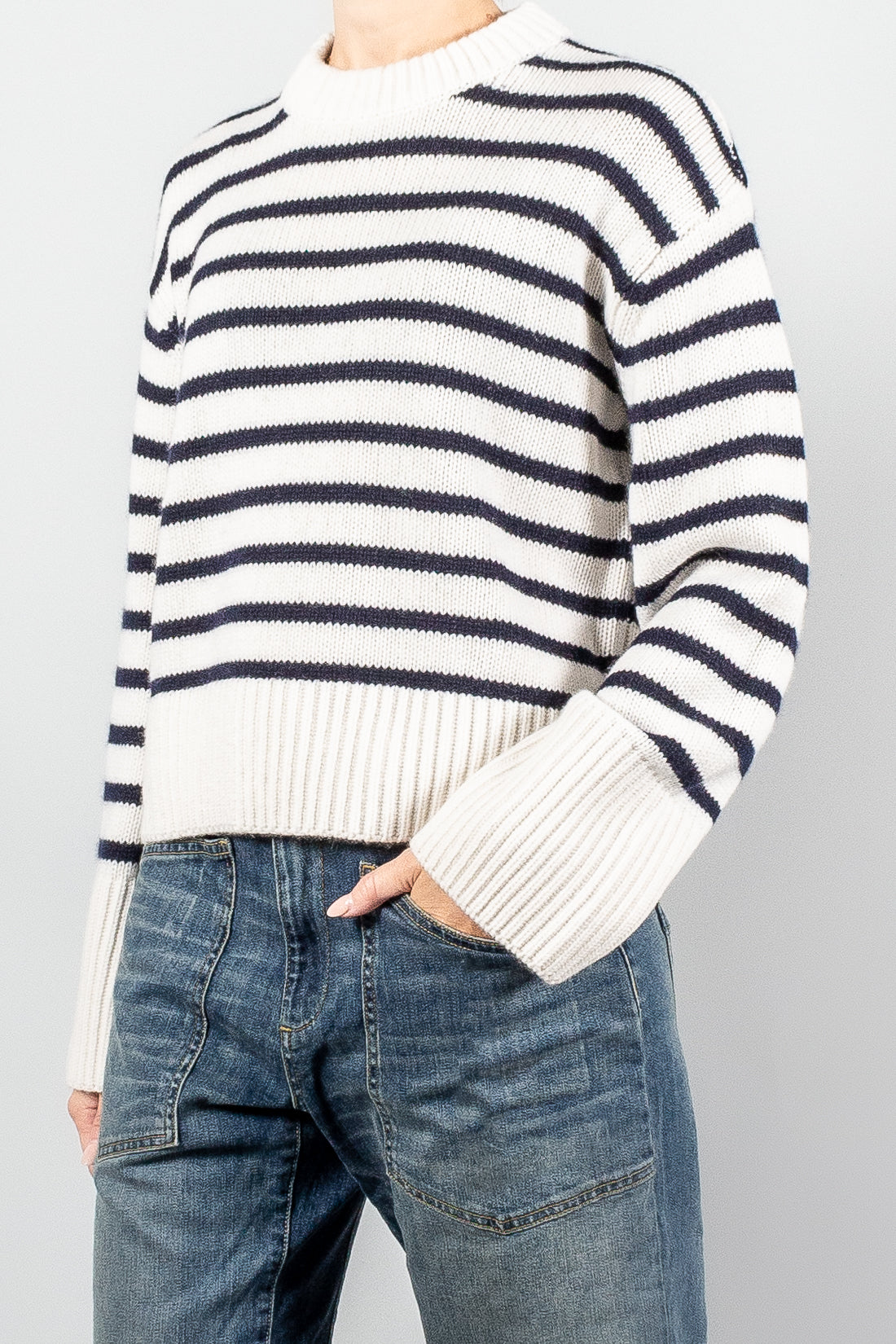 Lisa Yang Sony Striped Sweater-Knitwear-Misch-Boutique-Vancouver-Canada-misch.ca