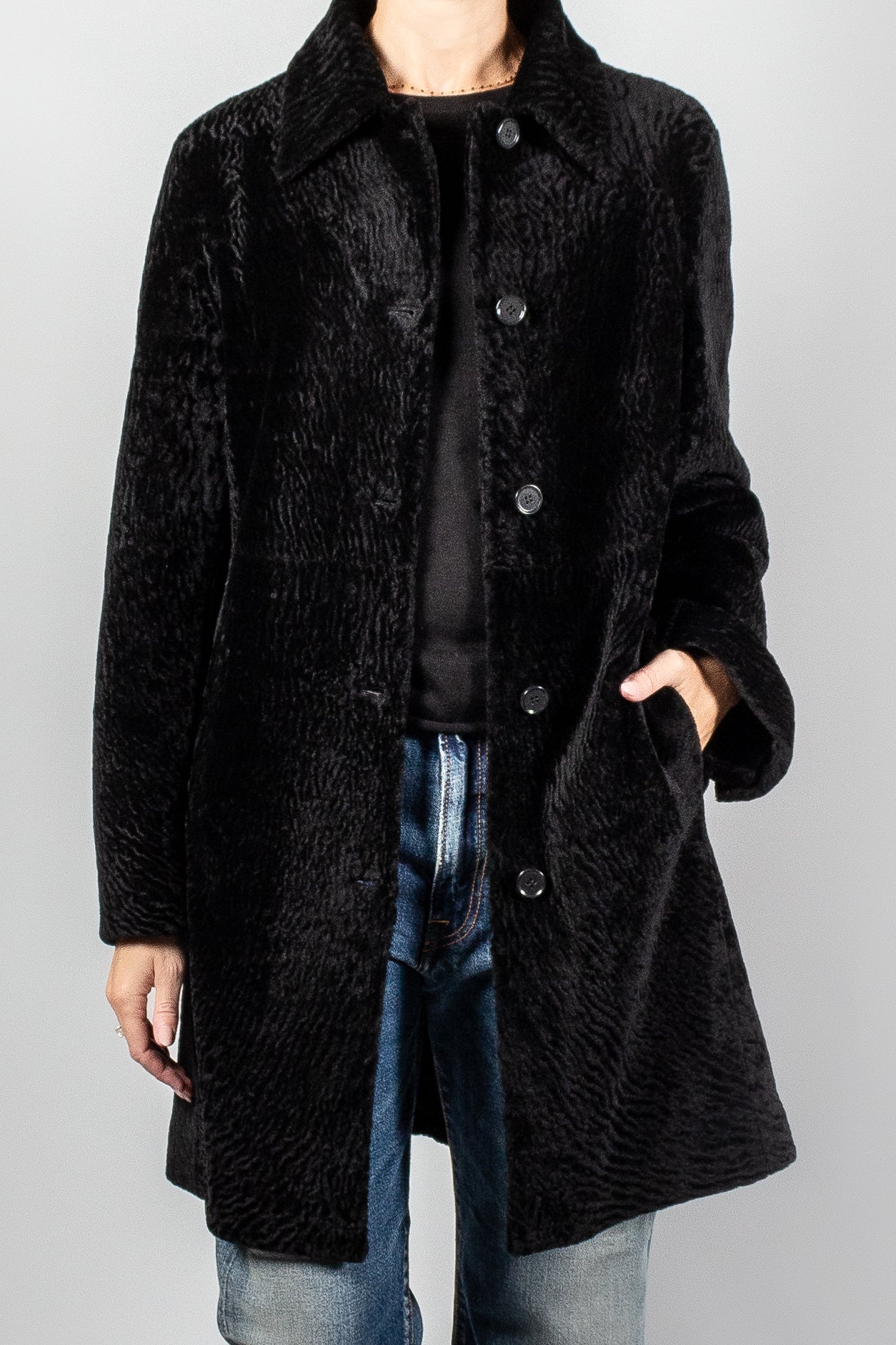 Loulou Studio Beatris Shearling Coat-Coats-Misch-Boutique-Vancouver-Canada-misch.ca