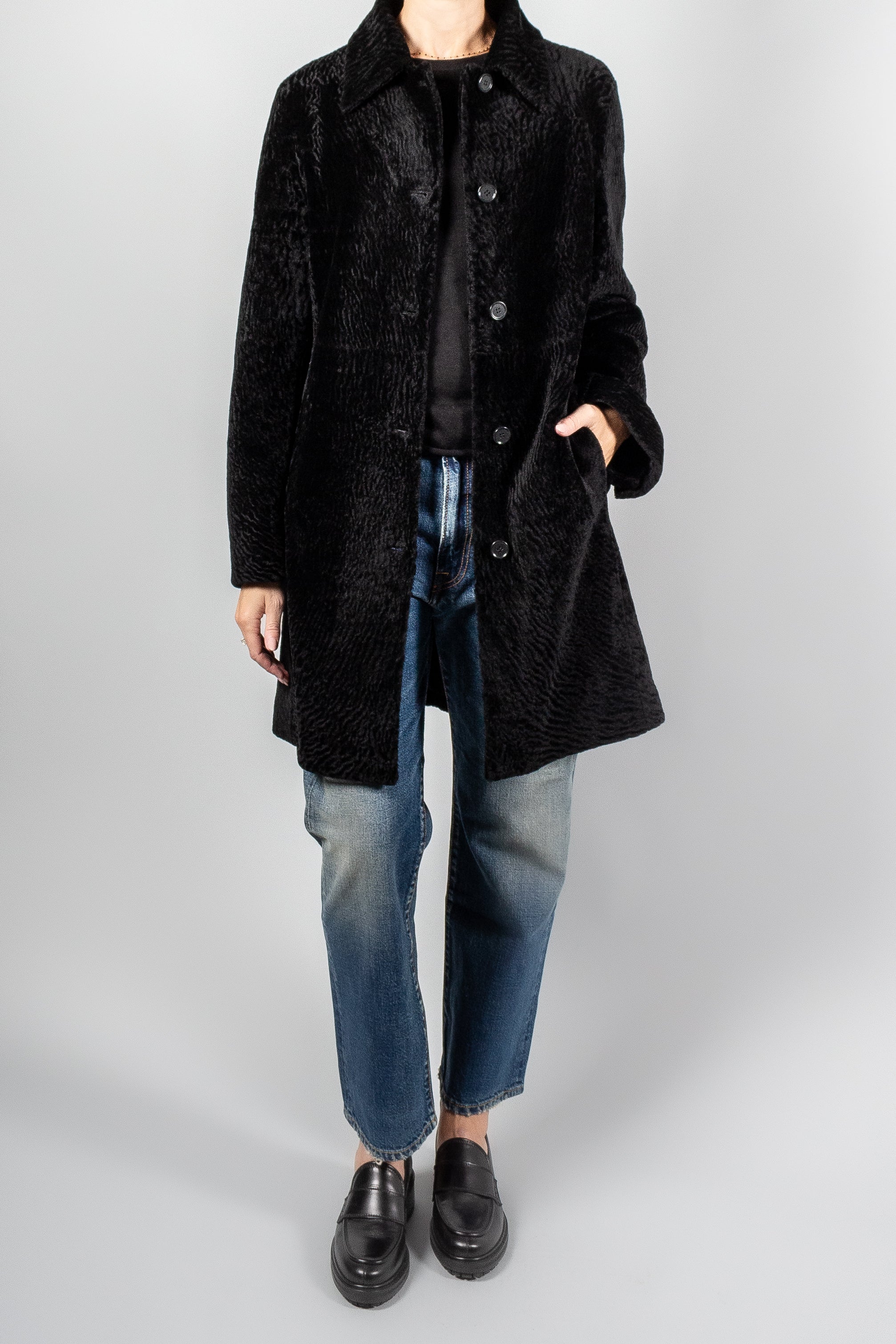 Loulou Studio Beatris Shearling Coat-Coats-Misch-Boutique-Vancouver-Canada-misch.ca