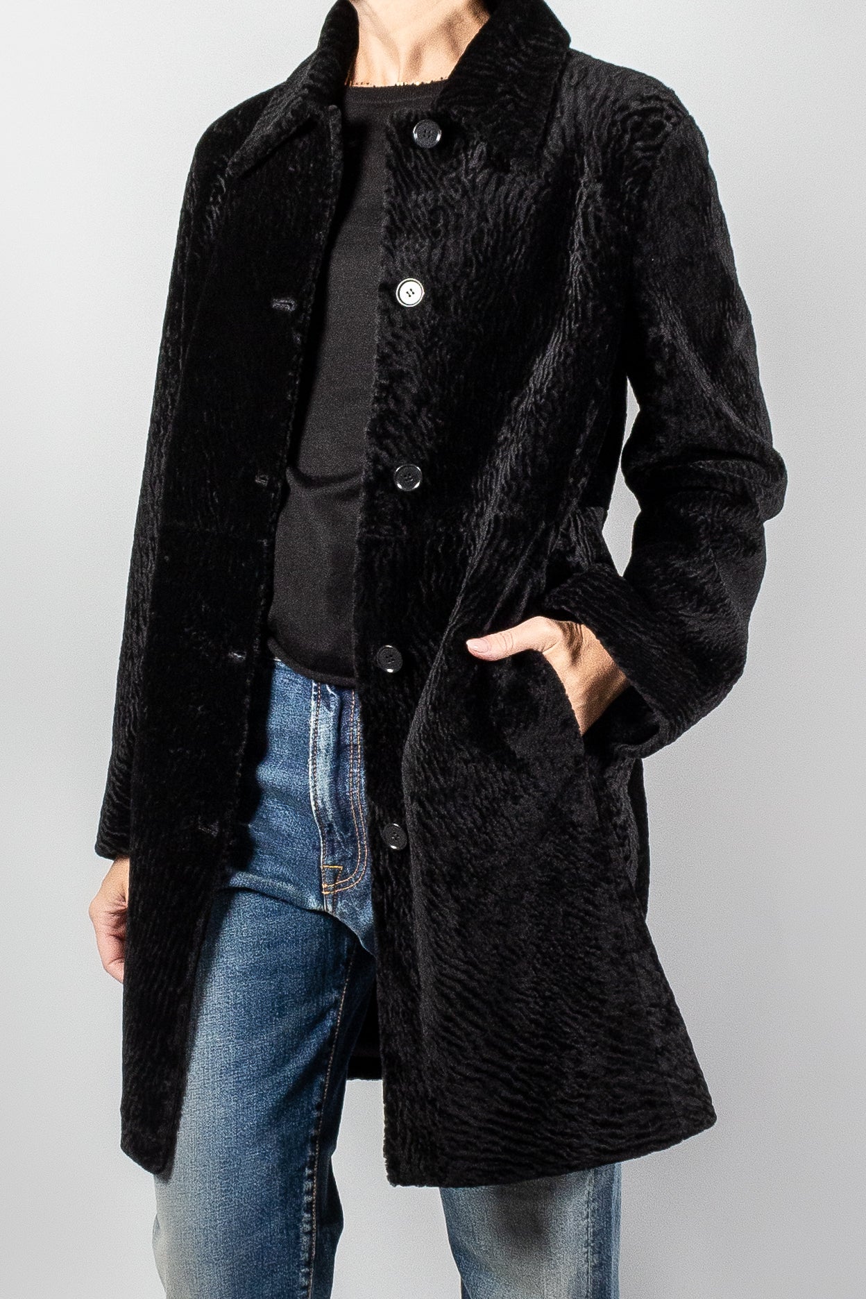 Loulou Studio Beatris Shearling Coat-Coats-Misch-Boutique-Vancouver-Canada-misch.ca