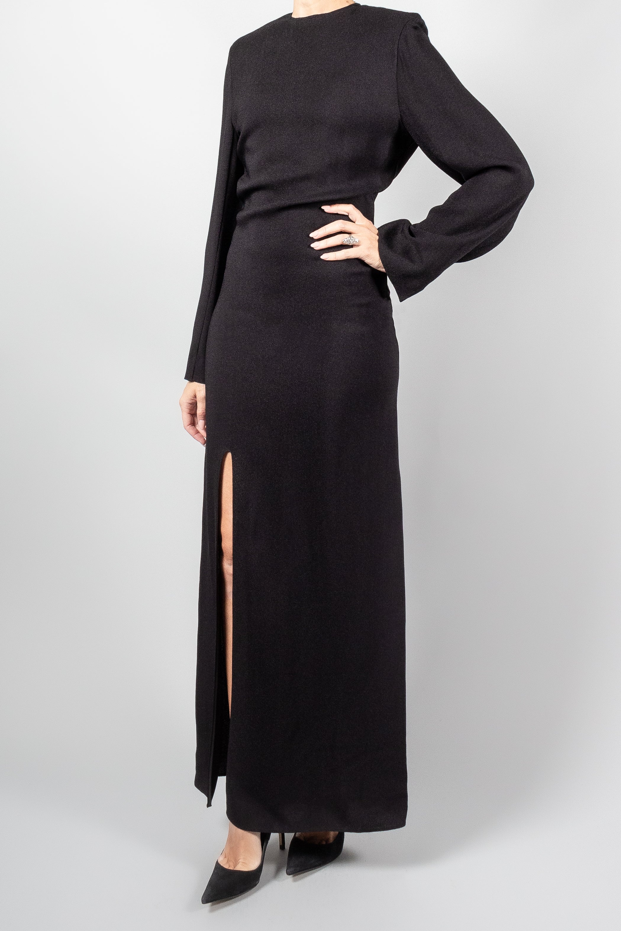 Gauchere Gown With Slit--Misch-Boutique-Vancouver-Canada-misch.ca