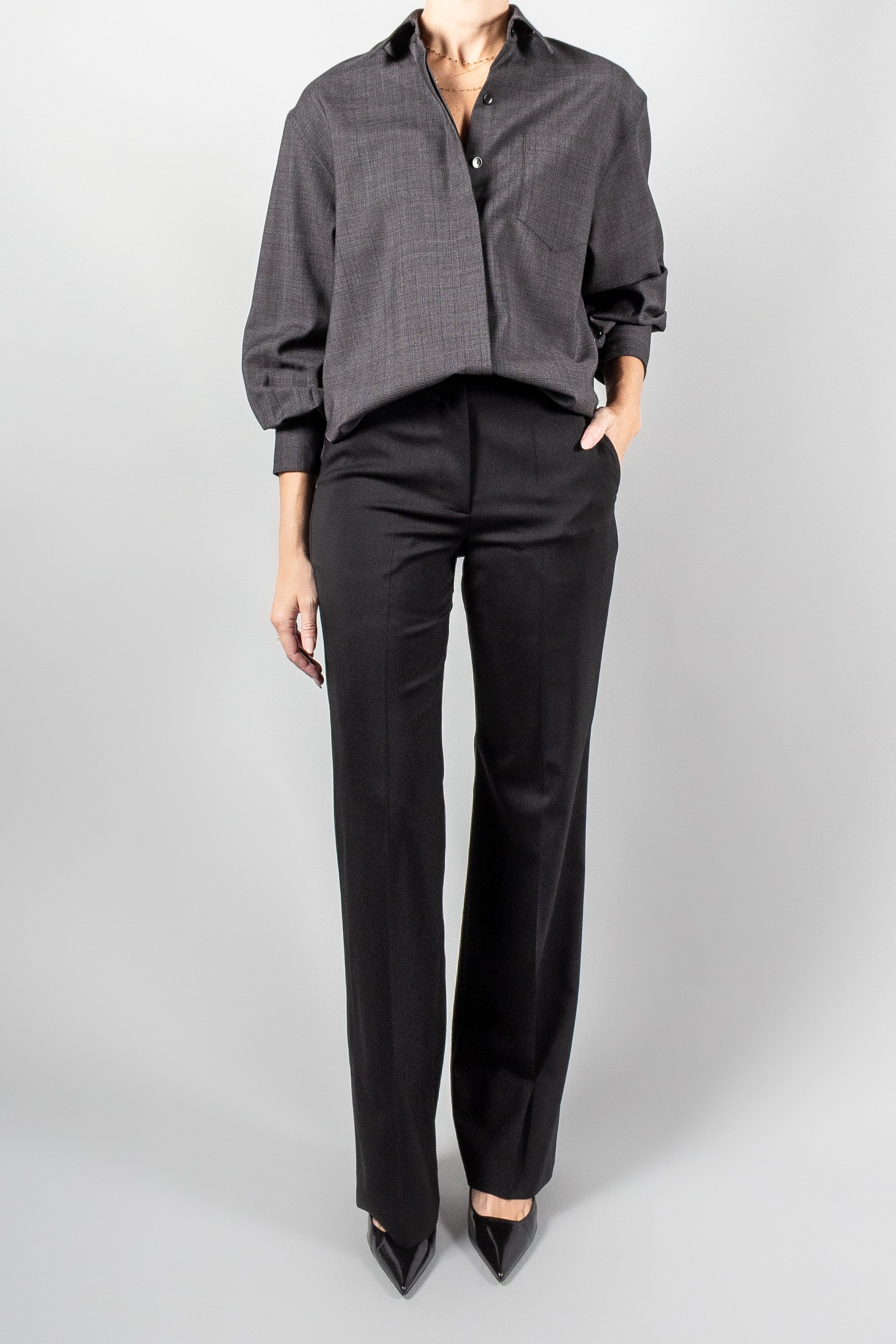 Maria Mcmanus Covered Placket Shirt-Tops-Misch-Boutique-Vancouver-Canada-misch.ca