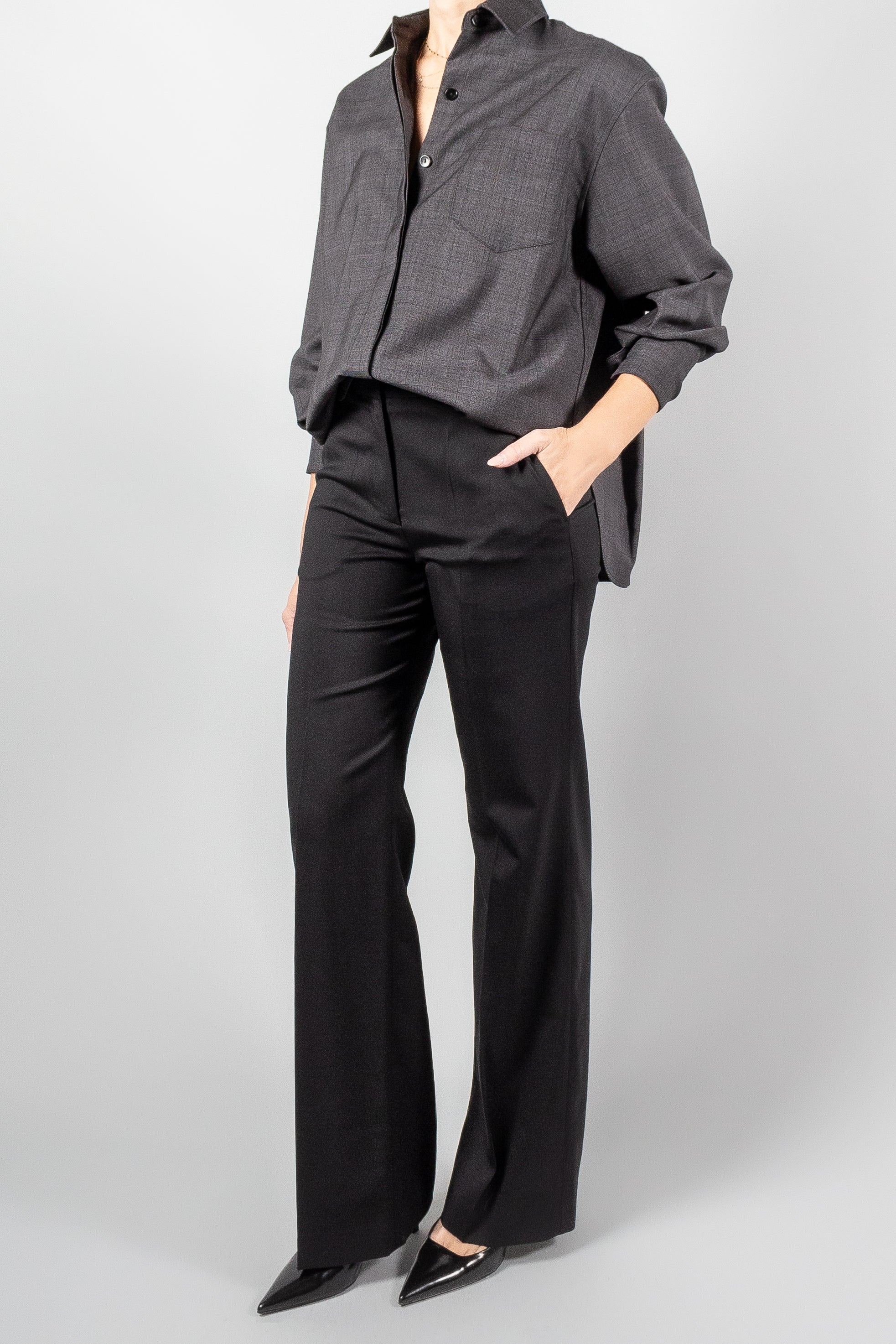 Maria Mcmanus Covered Placket Shirt-Tops-Misch-Boutique-Vancouver-Canada-misch.ca