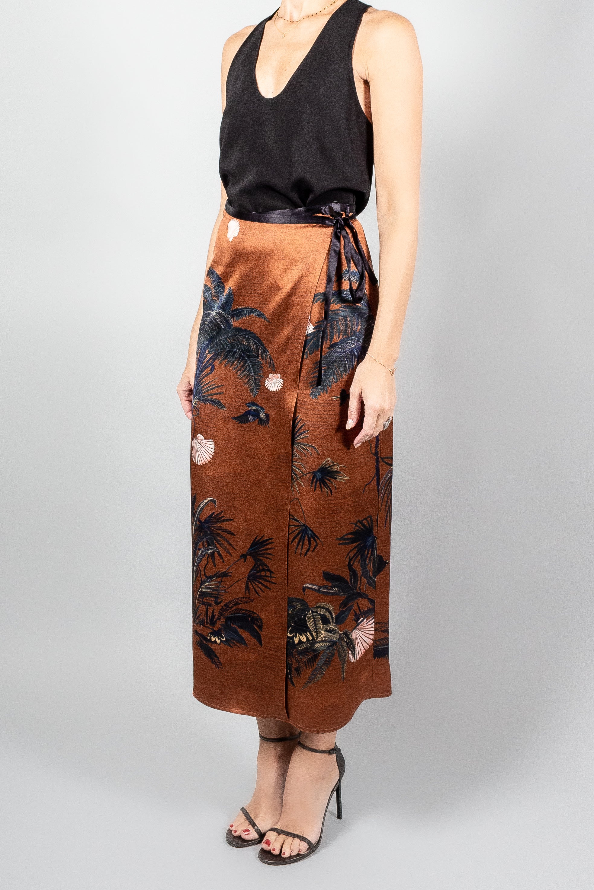 Forte Forte The Sacred Forest Sarong Skirt-Skirts-Misch-Boutique-Vancouver-Canada-misch.ca