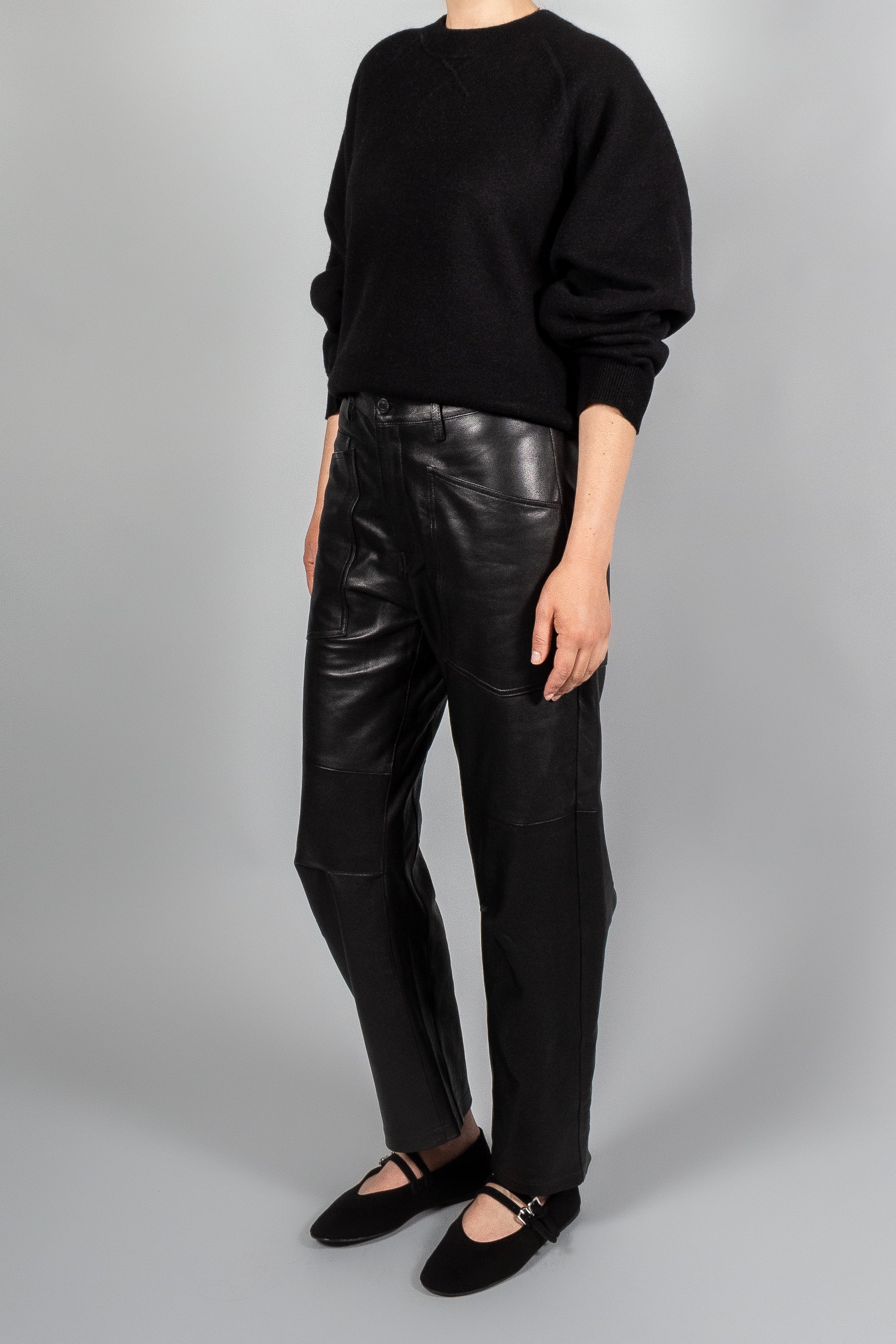 Nili Lotan Shon Leather Pant-Pants and Shorts-Misch-Boutique-Vancouver-Canada-misch.ca