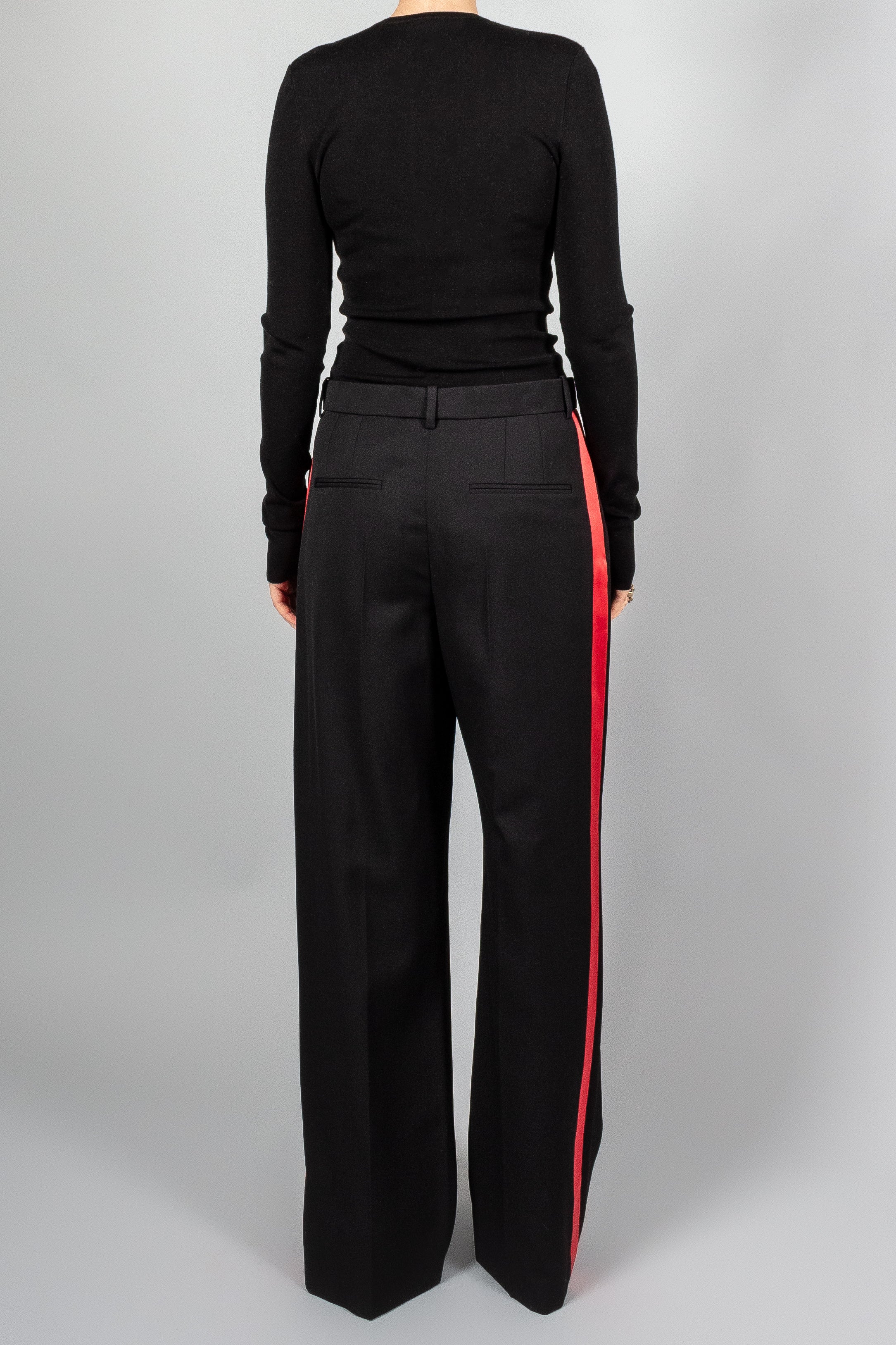 Wardrobe NYC Low Rise Tuxedo Trouser-Pants and Shorts-Misch-Boutique-Vancouver-Canada-misch.ca