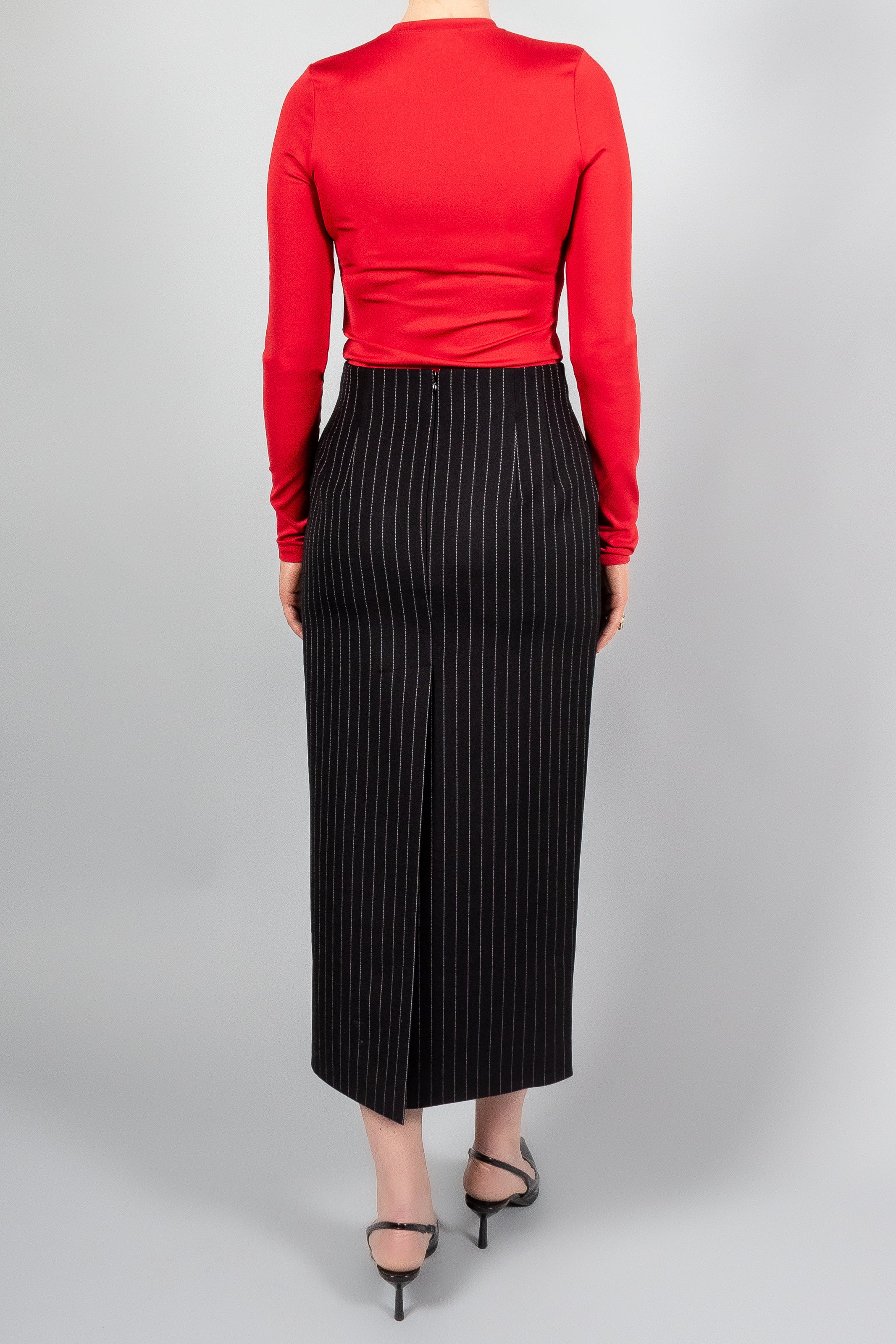 Wardrobe NYC Contour Midi Skirt-Skirts-Misch-Boutique-Vancouver-Canada-misch.ca