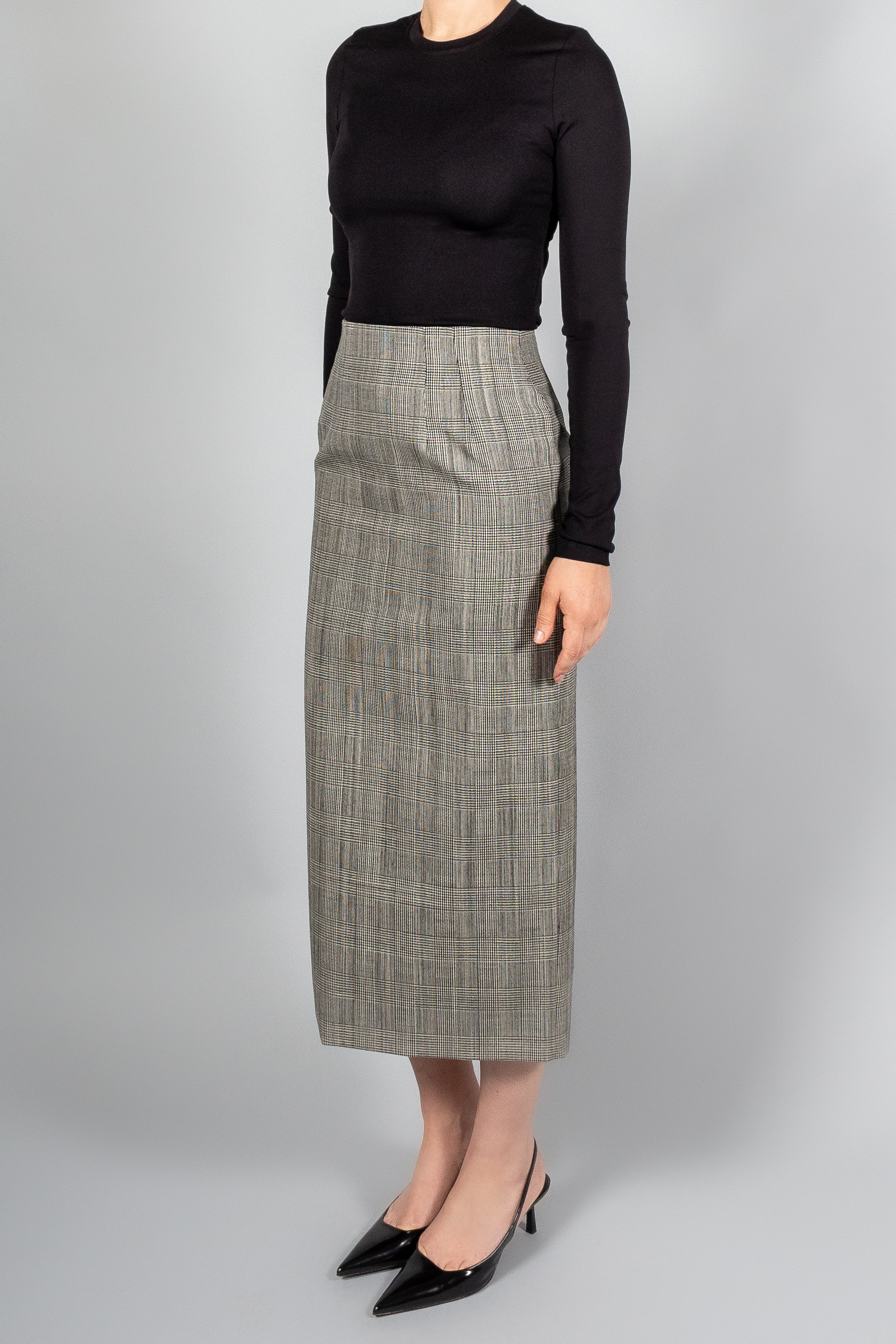 Wardrobe NYC Contour Midi Skirt-Skirts-Misch-Boutique-Vancouver-Canada-misch.ca