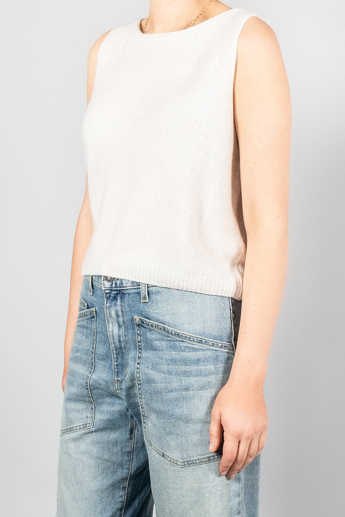 Lisa Yang Devine Cashmere Vest-Knitwear-Misch-Boutique-Vancouver-Canada-misch.ca