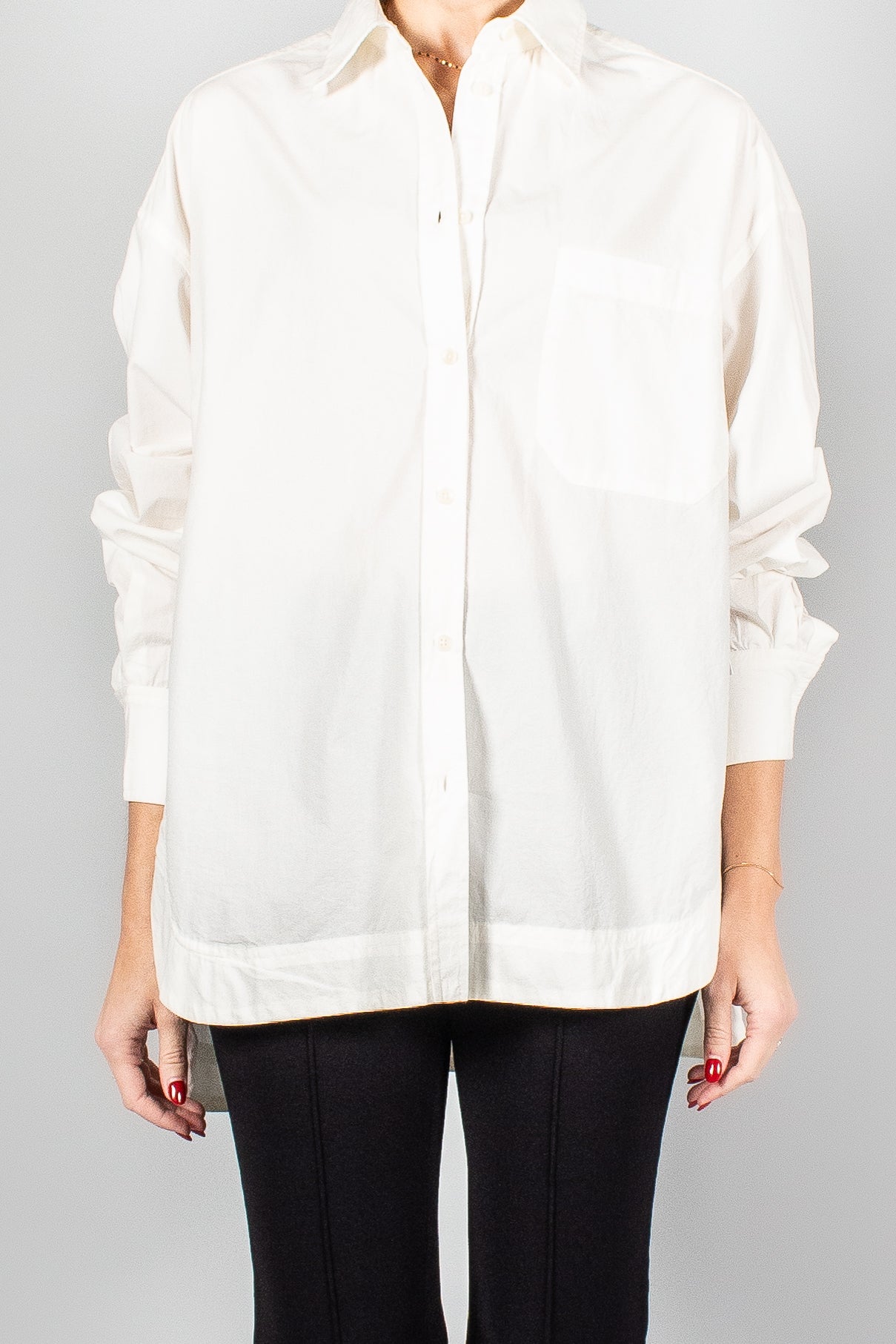 Apiece Apart Aldea Oversized Button Down Shirt-Tops-Misch-Boutique-Vancouver-Canada-misch.ca