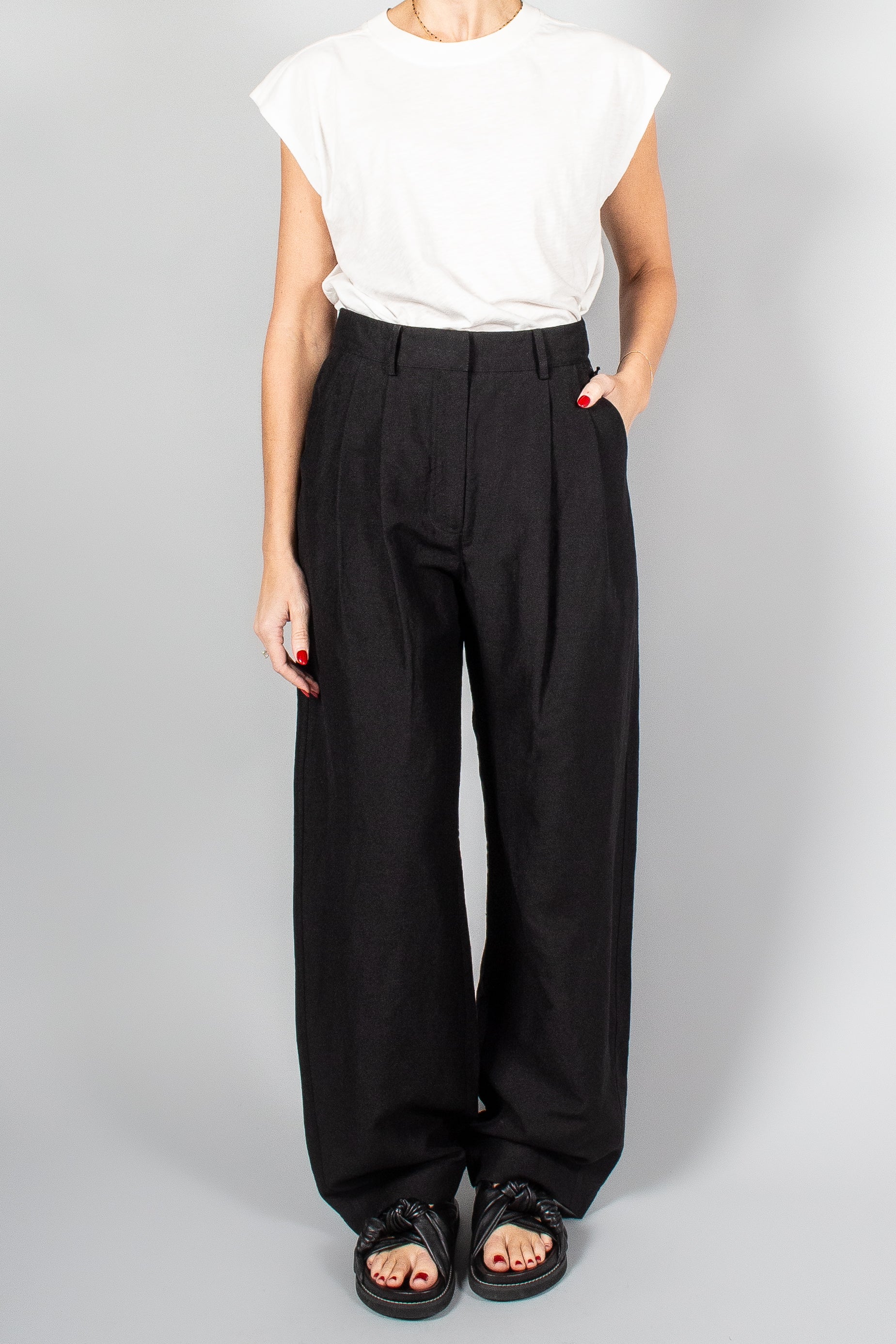 Apiece Apart Mirabelle Trouser-Pants and Shorts-Misch-Boutique-Vancouver-Canada-misch.ca