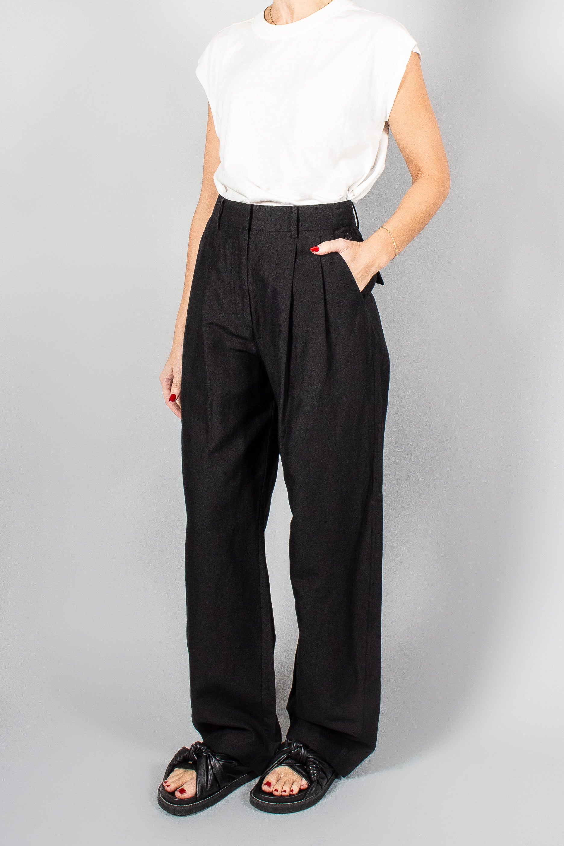 Apiece Apart Mirabelle Trouser-Pants and Shorts-Misch-Boutique-Vancouver-Canada-misch.ca