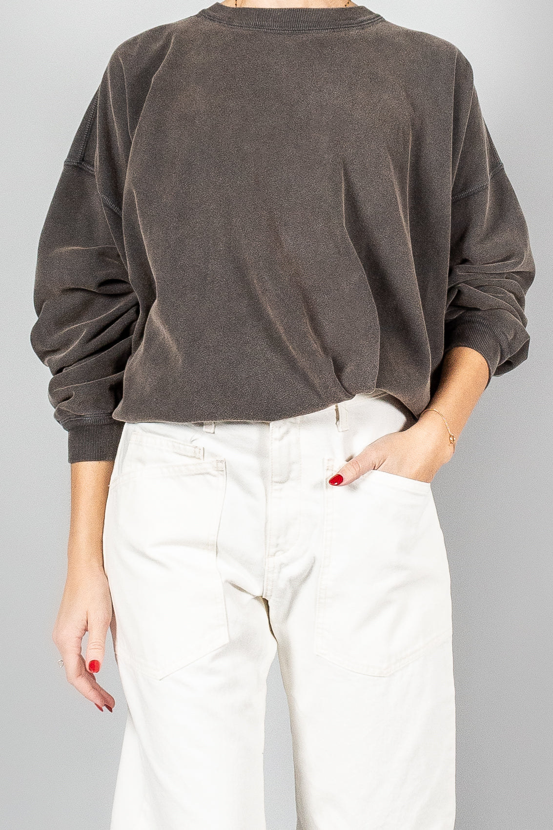 Isabel Marant Sauria Sweat Shirt-Tops-Misch-Boutique-Vancouver-Canada-misch.ca