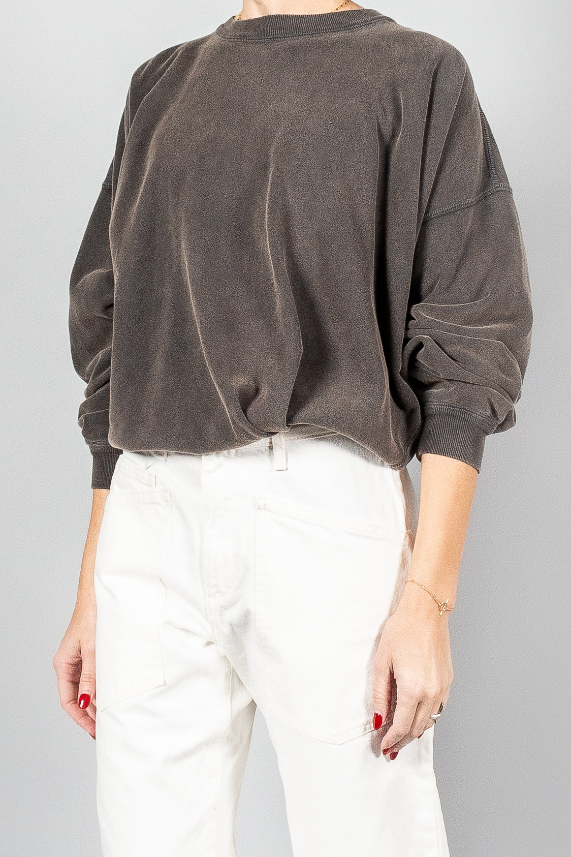 Isabel Marant Sauria Sweat Shirt-Tops-Misch-Boutique-Vancouver-Canada-misch.ca