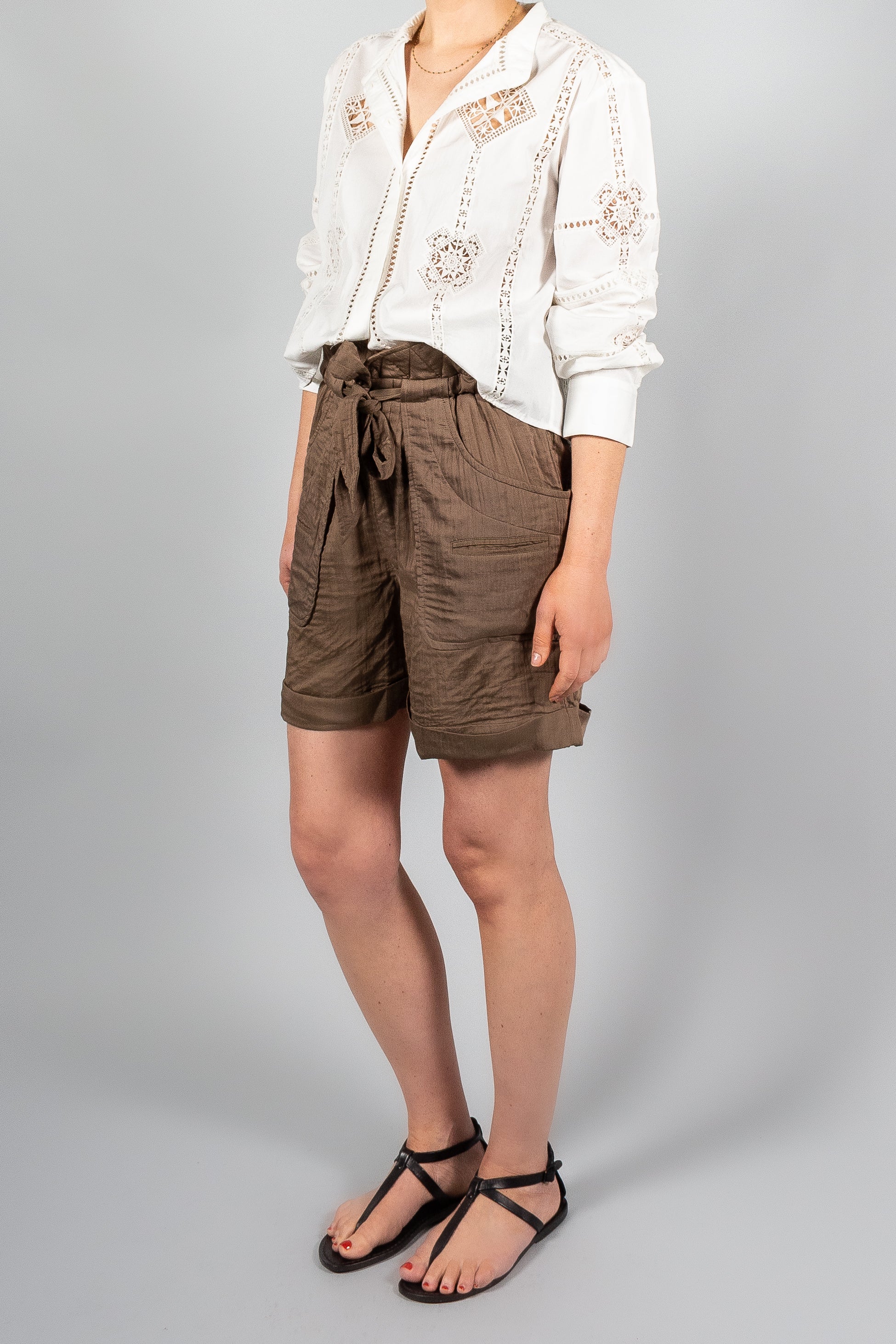 Isabel Marant Etoile Sereni Shorts-Pants and Shorts-Misch-Boutique-Vancouver-Canada-misch.ca