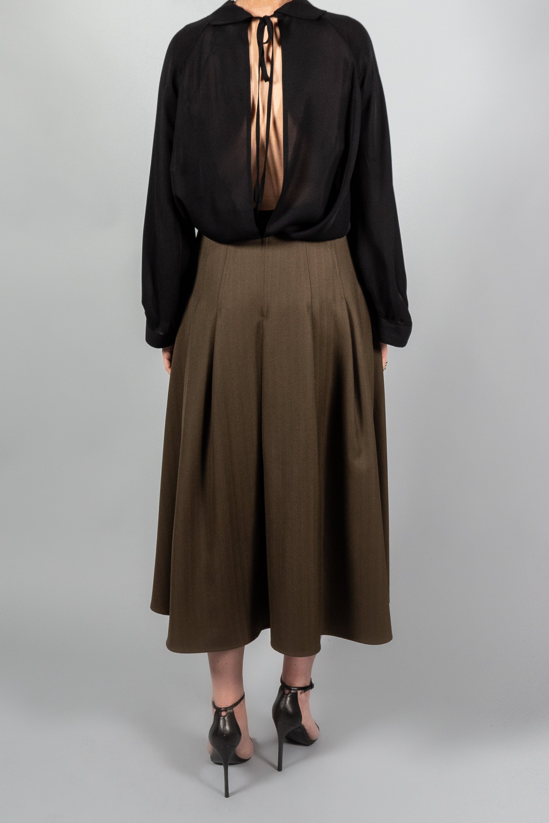 Kallmeyer Dakota Pleated Skirt-Skirts-Misch-Boutique-Vancouver-Canada-misch.ca