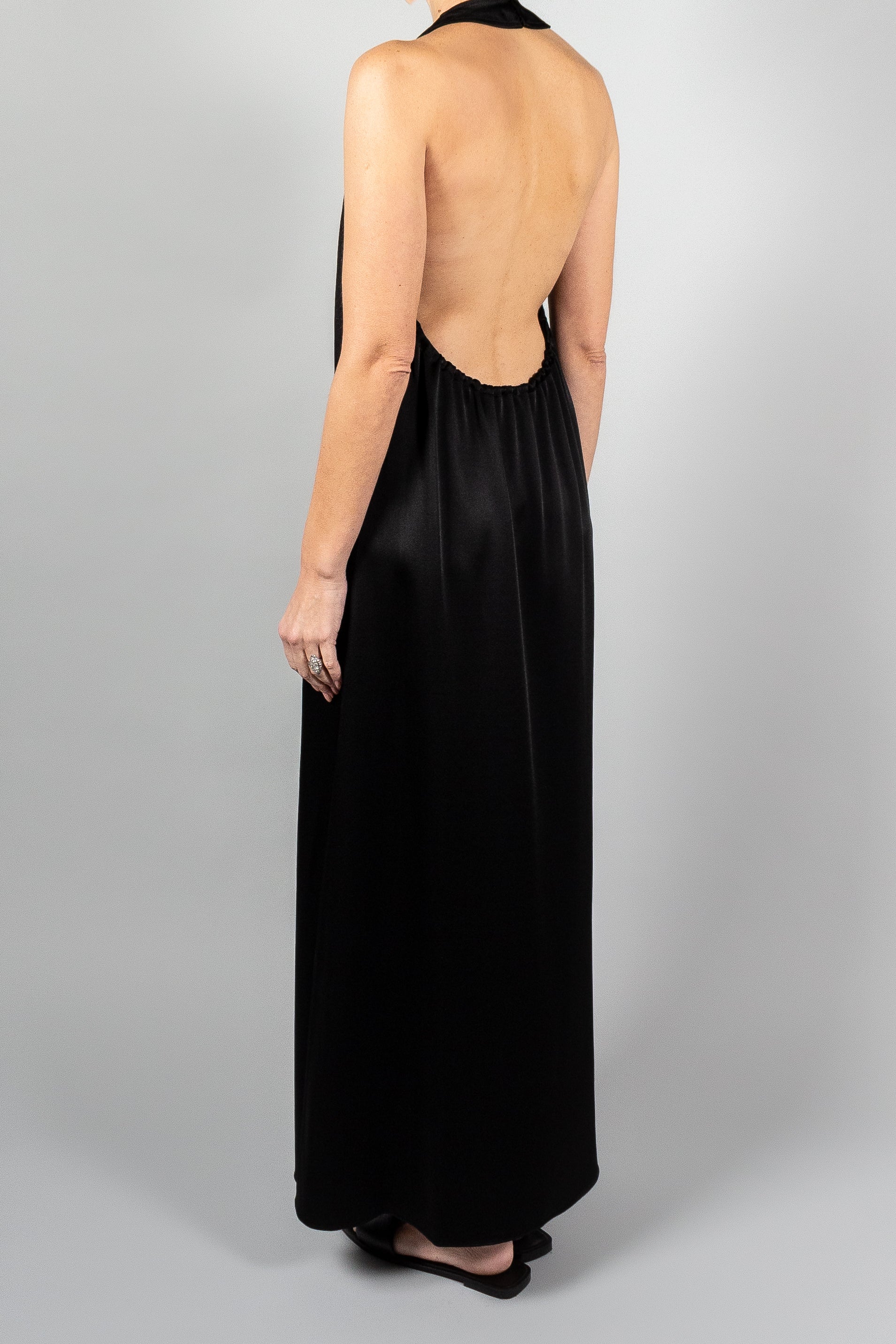 Gauchere Backless Halter Dress-Dresses and Jumpsuits-Misch-Boutique-Vancouver-Canada-misch.ca