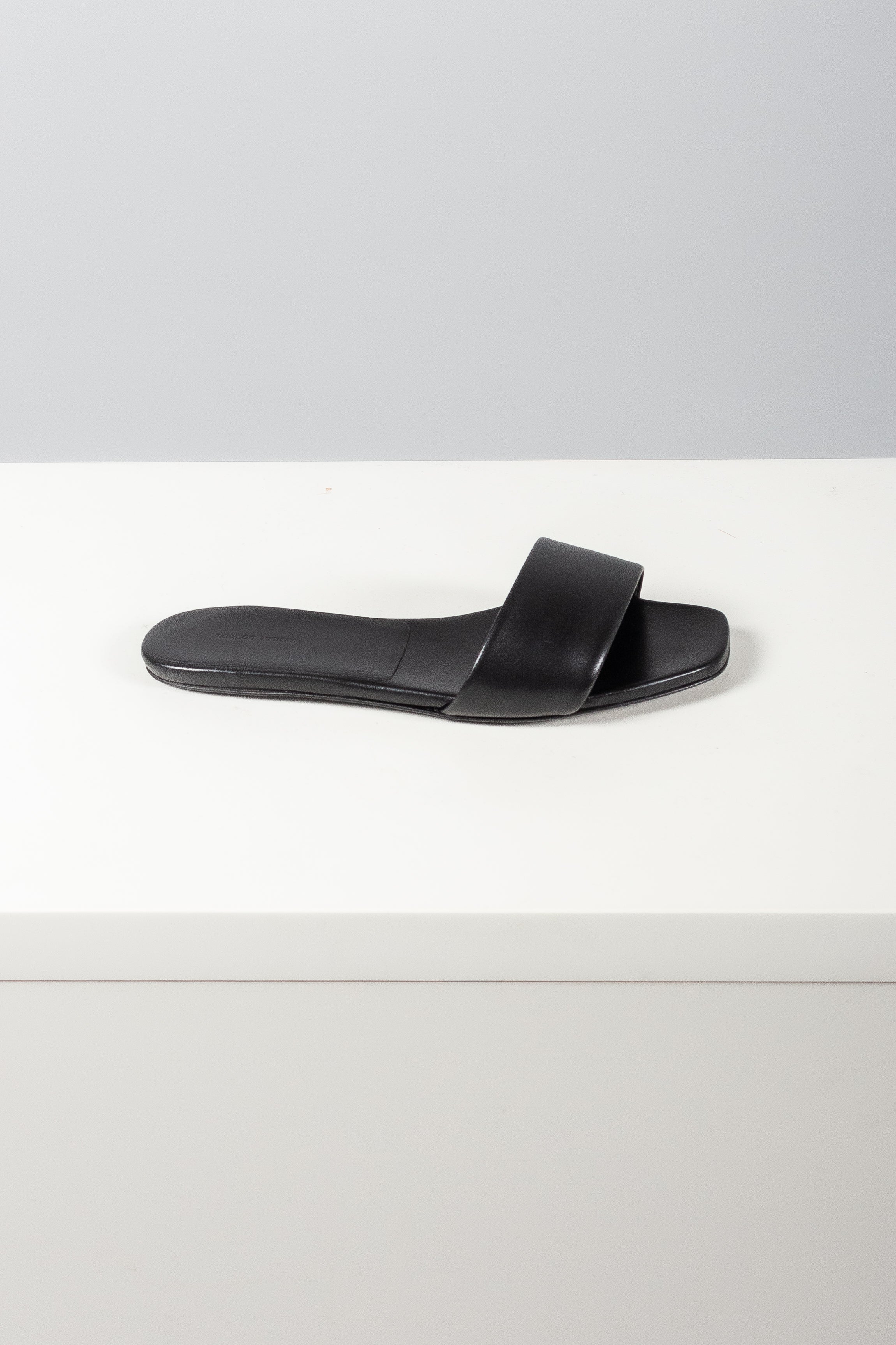 Loulou Studio Dina Flat Leather Slides-Footwear-Misch-Boutique-Vancouver-Canada-misch.ca