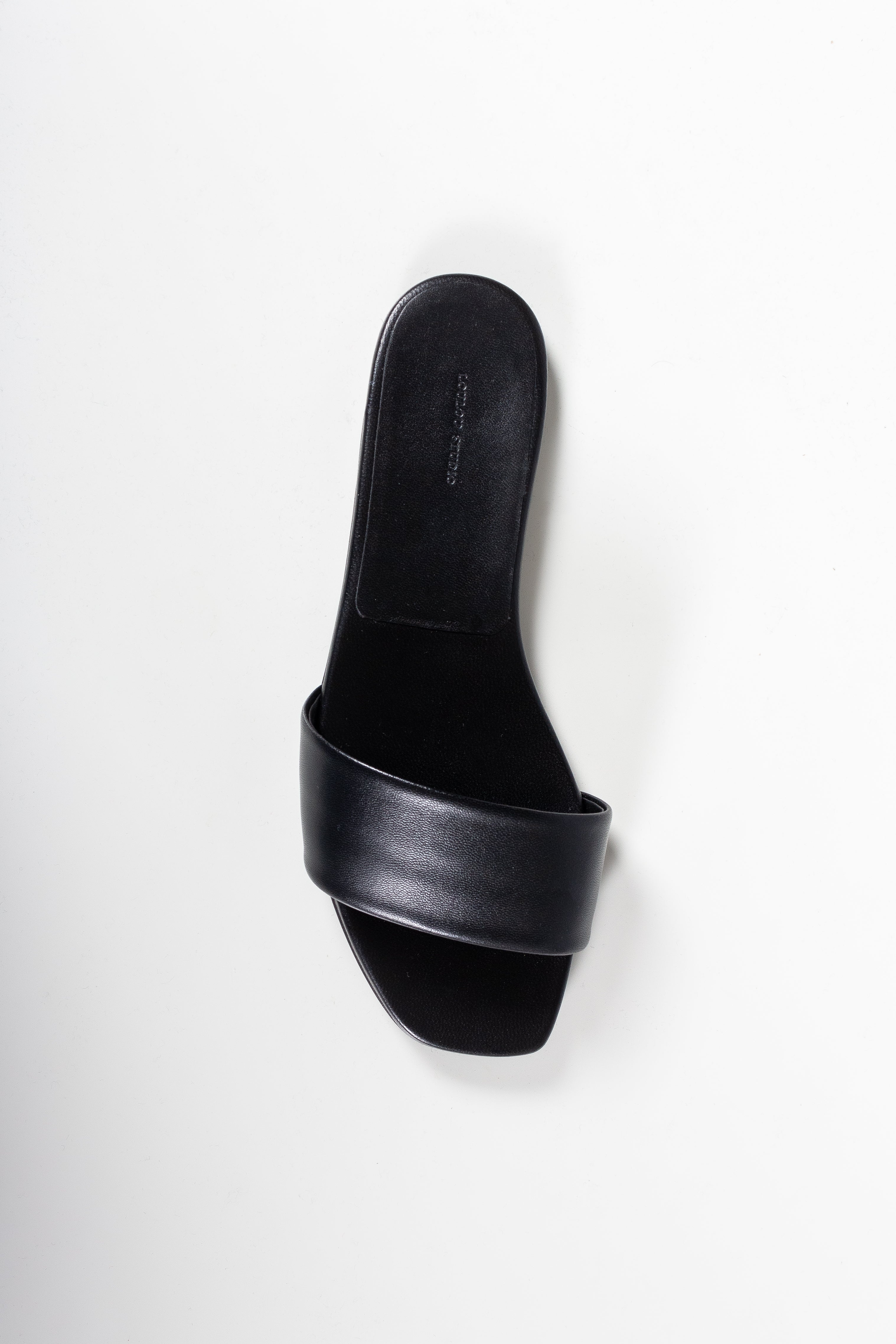 Loulou Studio Dina Flat Leather Slides-Footwear-Misch-Boutique-Vancouver-Canada-misch.ca