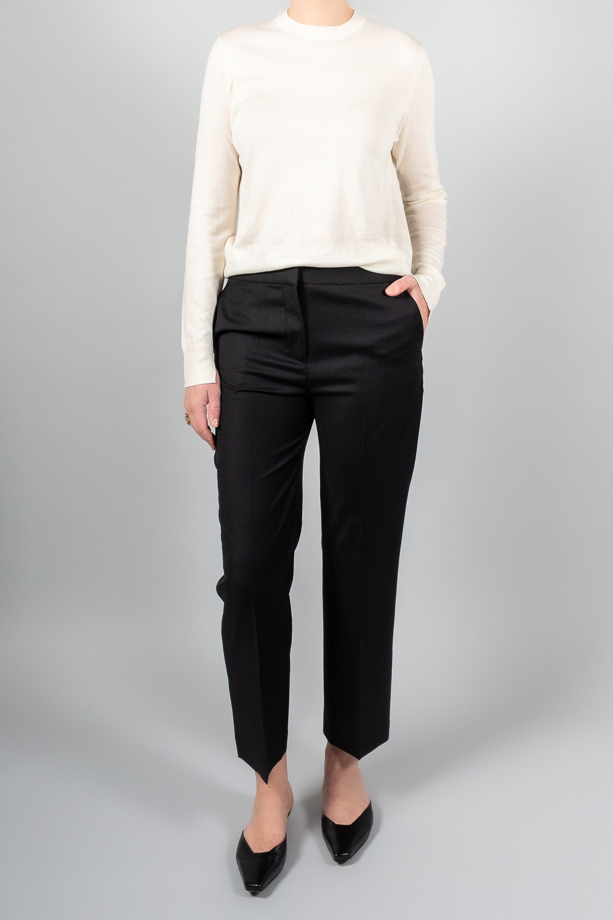 Joseph Round Neck Cotton Cashmere Sweater-Knitwear-Misch-Boutique-Vancouver-Canada-misch.ca