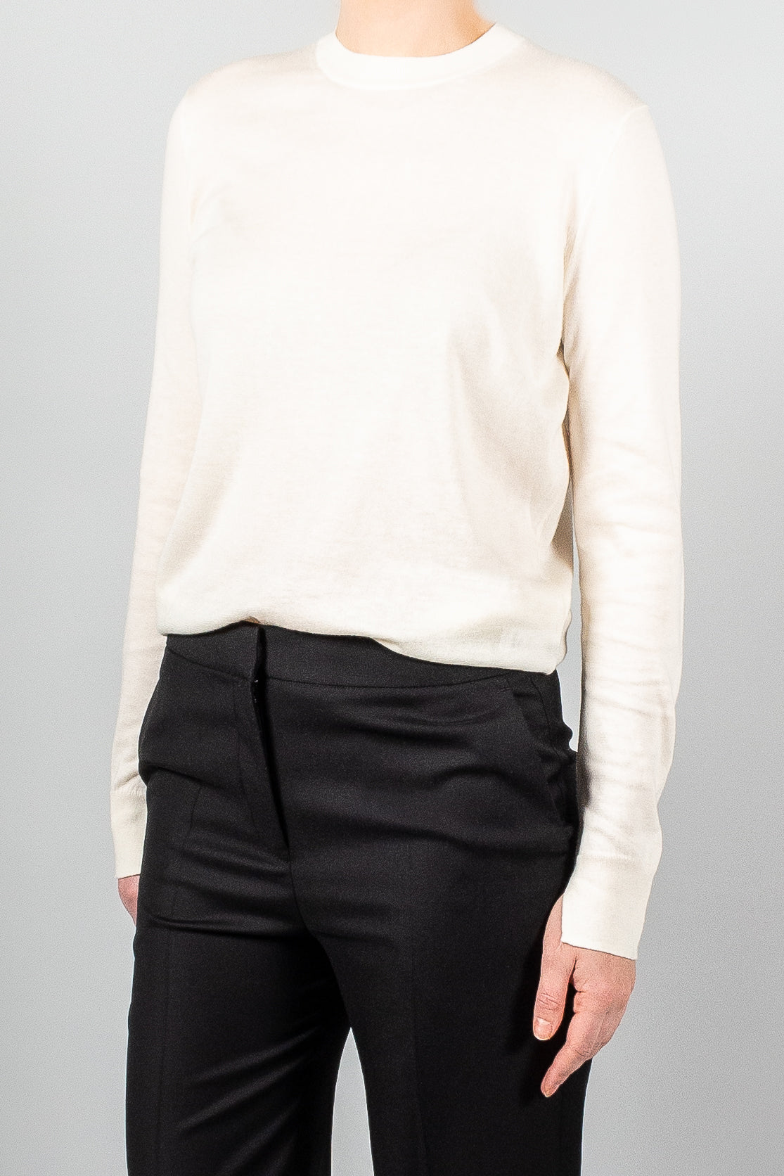 Joseph Round Neck Cotton Cashmere Sweater-Knitwear-Misch-Boutique-Vancouver-Canada-misch.ca