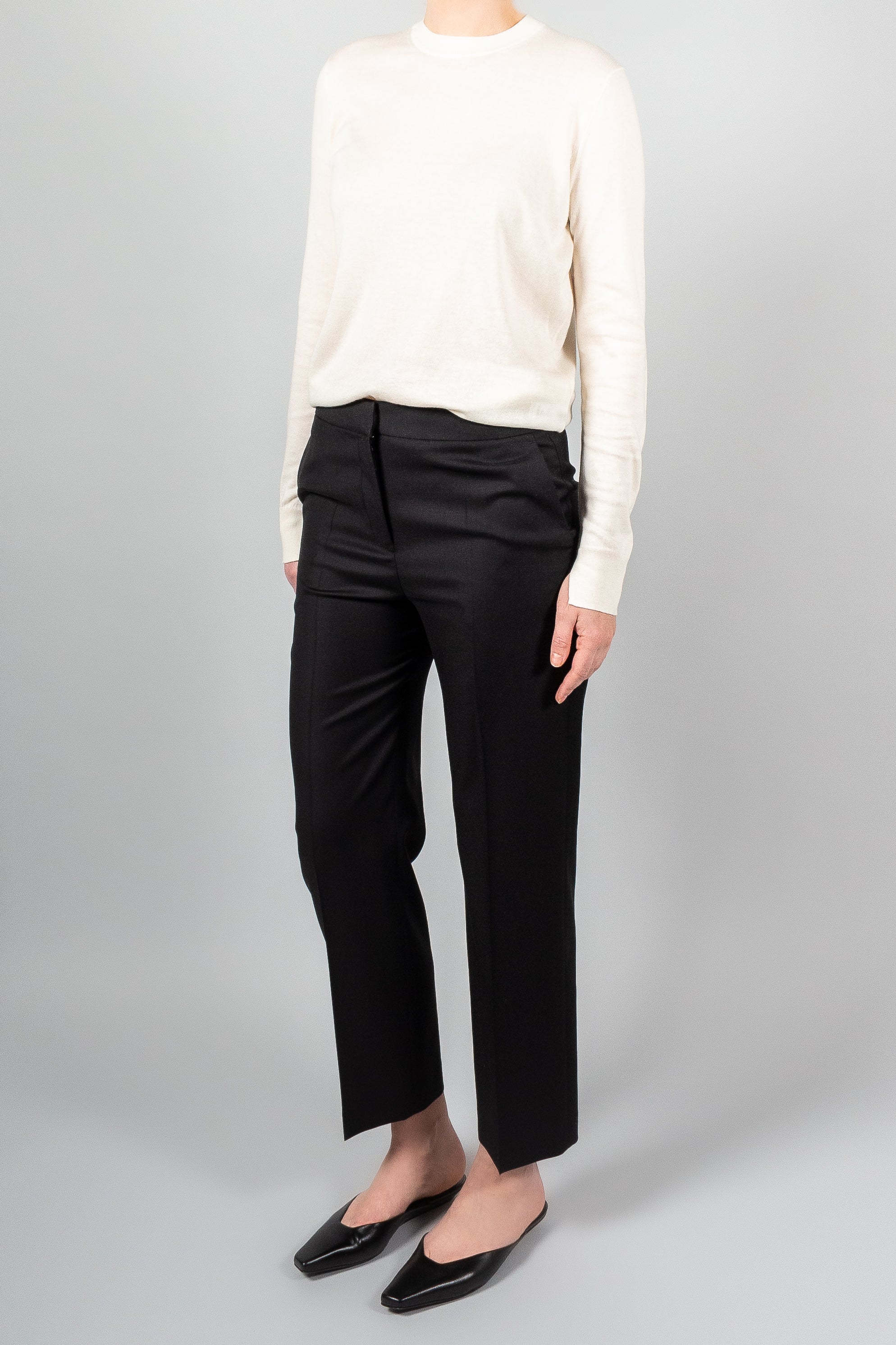 Loulou Studio Sofe Cropped Trousers-Pants and shorts-Misch-Boutique-Vancouver-Canada-misch.ca