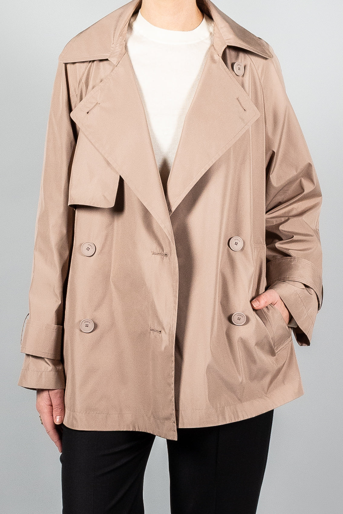 Joseph Pinot Rainwear Cropped Trench-Knitwear-Misch-Boutique-Vancouver-Canada-misch.ca