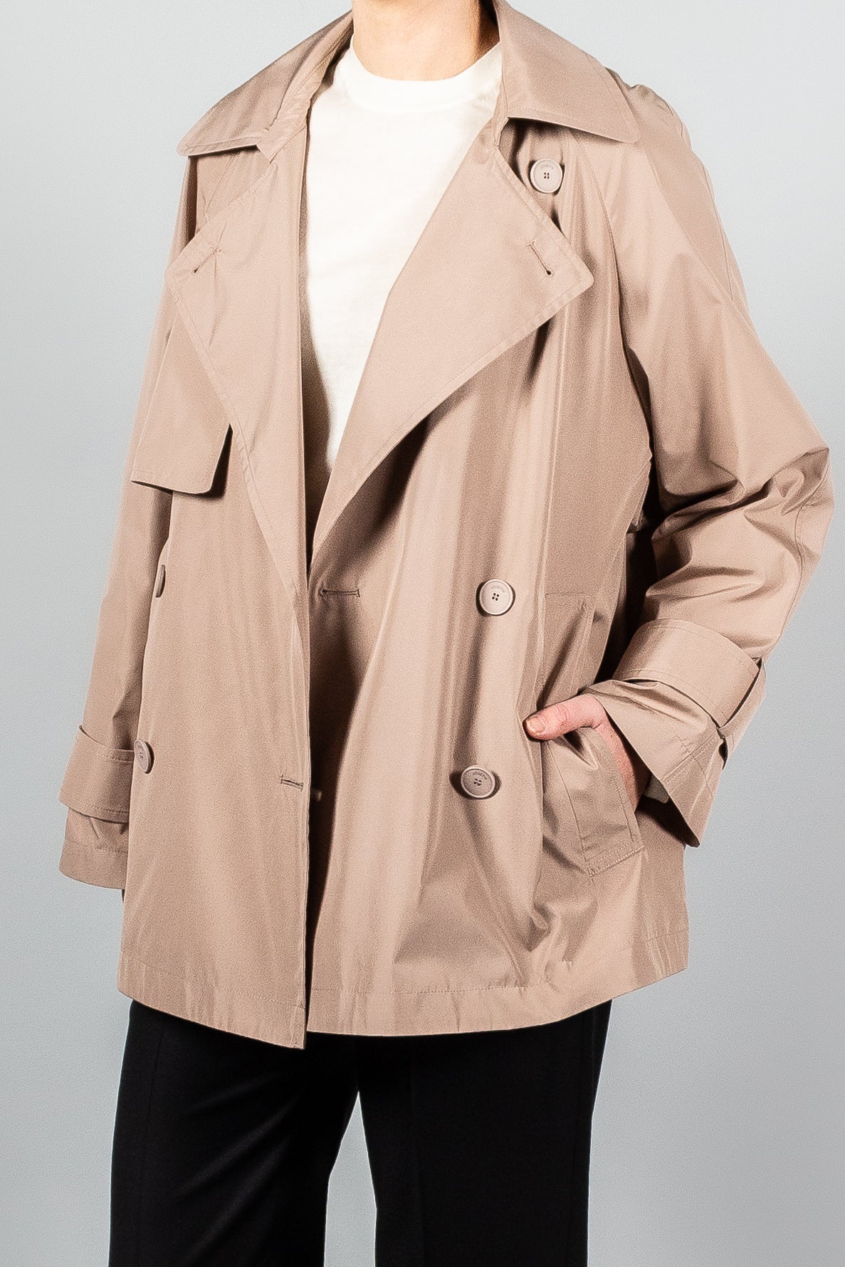 Joseph Pinot Rainwear Cropped Trench-Knitwear-Misch-Boutique-Vancouver-Canada-misch.ca