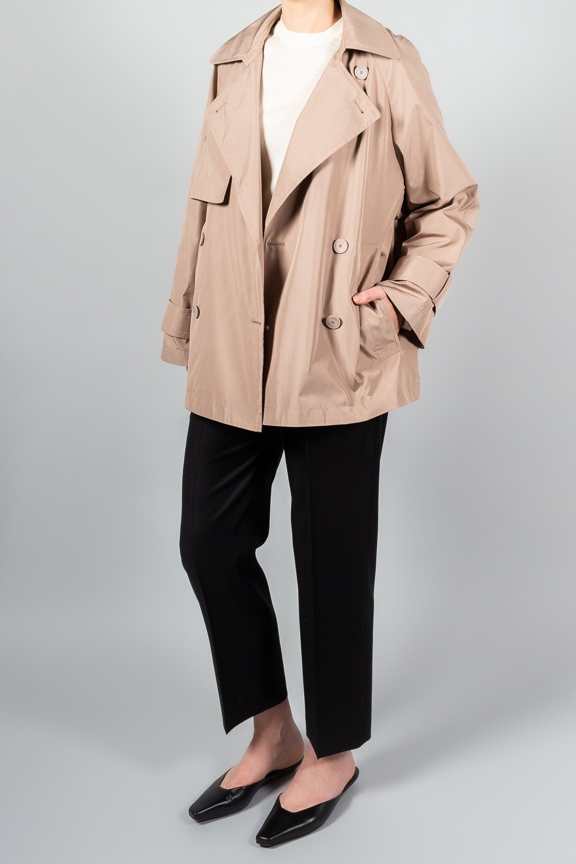 Joseph Pinot Rainwear Cropped Trench-Knitwear-Misch-Boutique-Vancouver-Canada-misch.ca