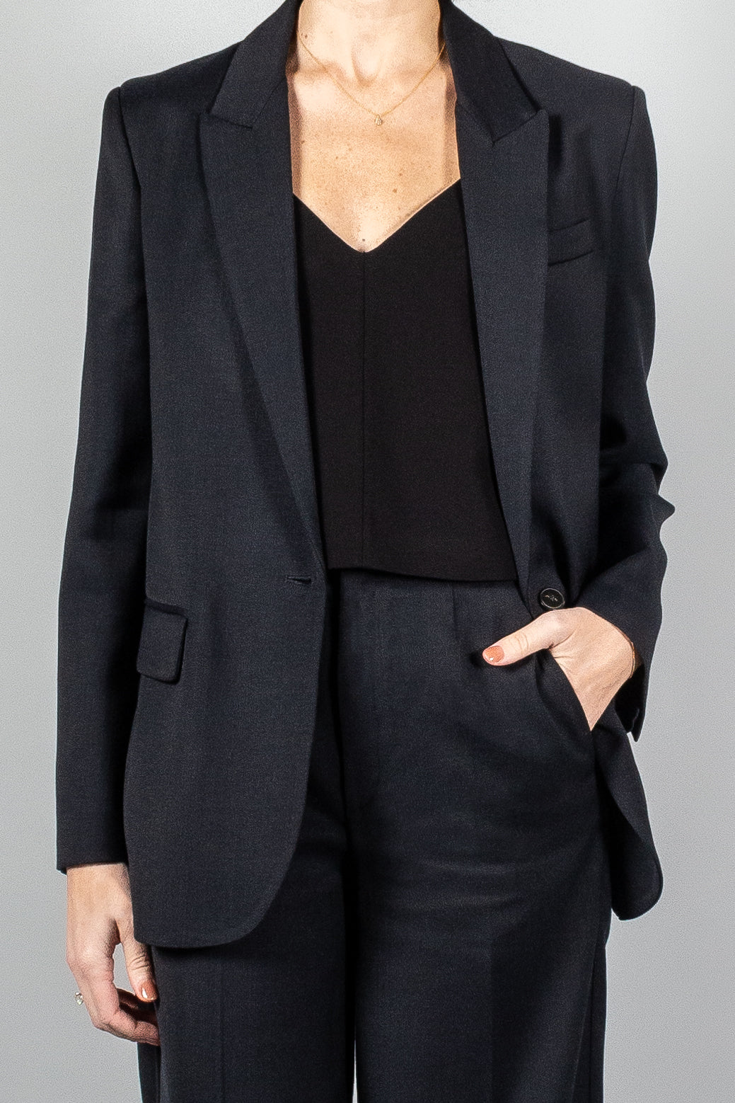 Forte Forte Viscose Wool Slub Jacket-Jackets and Blazers-Misch-Boutique-Vancouver-Canada-misch.ca