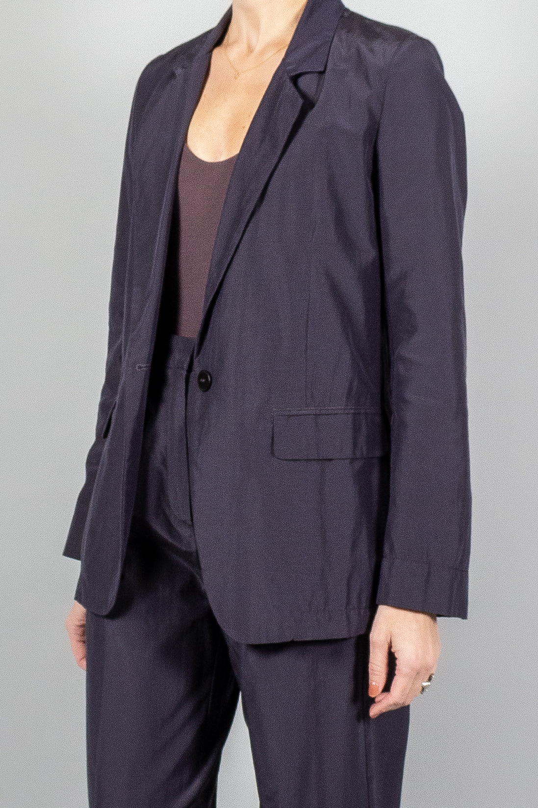 Forte Forte Chic Taffeta Boxy Jacket-Jackets and Blazers-Misch-Boutique-Vancouver-Canada-misch.ca