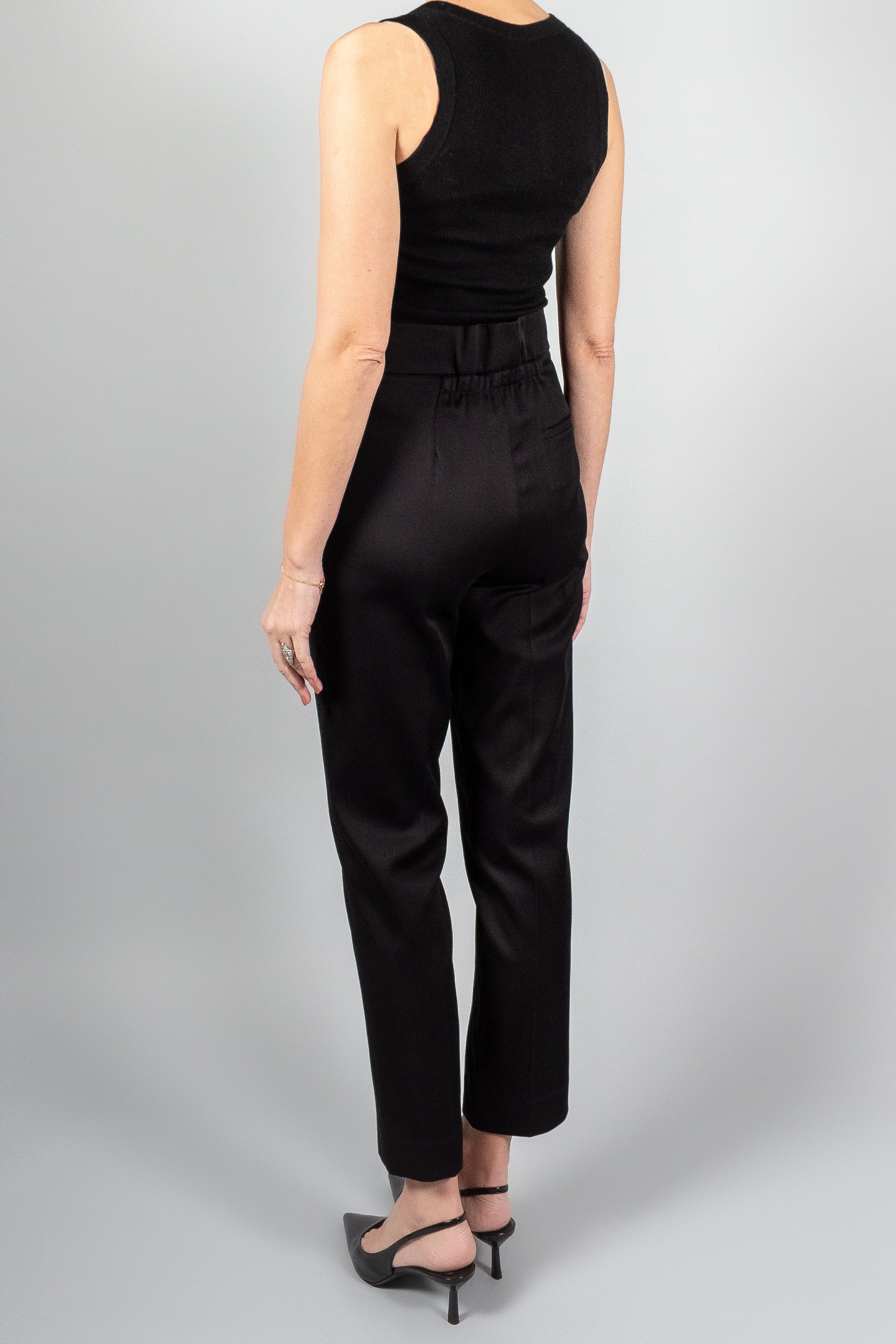 Forte Forte Cotton Twill Tapered Pants-Pants and Shorts-Misch-Boutique-Vancouver-Canada-misch.ca