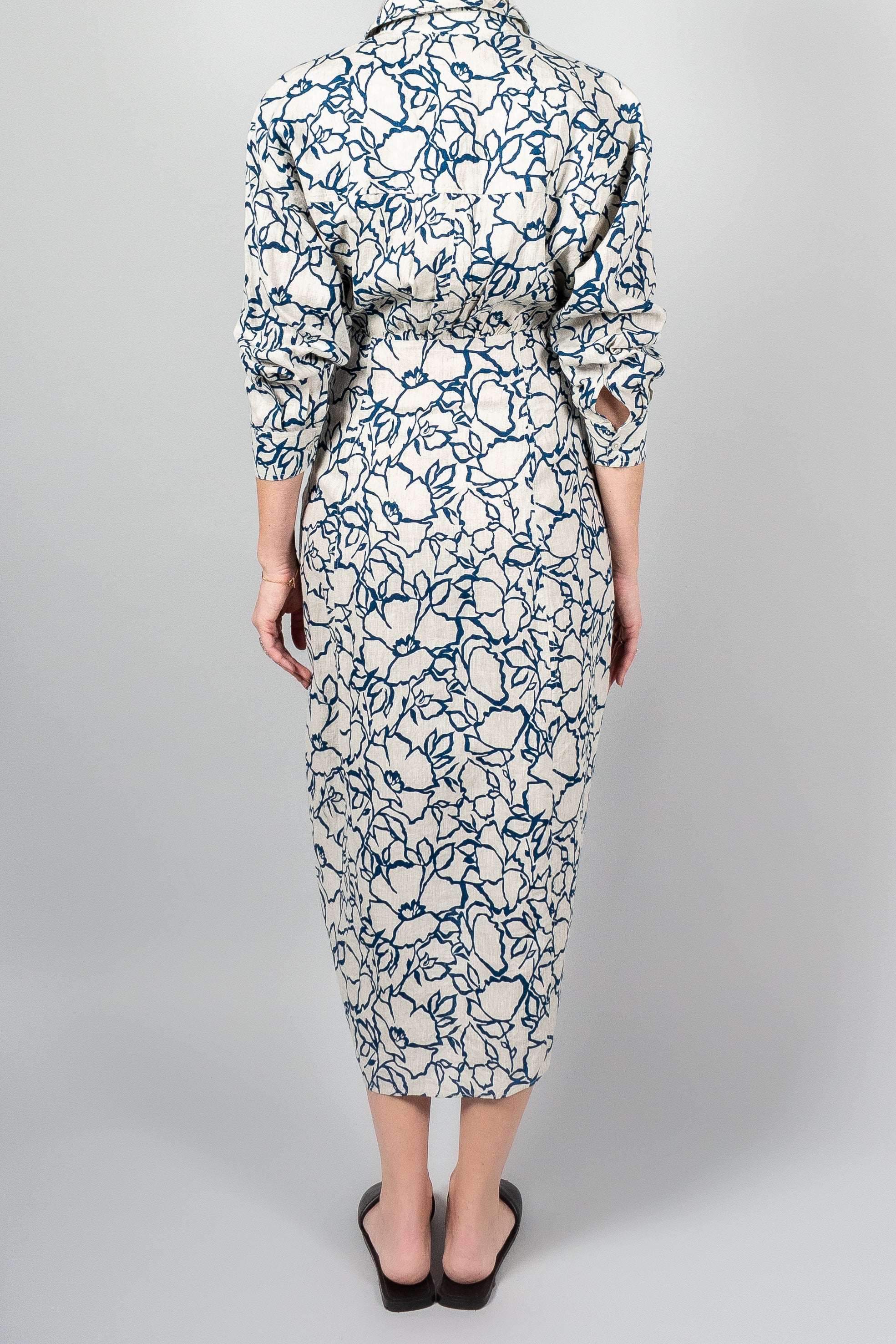 Apiece Apart Alessandra Sarong Shirt Dress-Dresses and Jumpsuits-Misch-Boutique-Vancouver-Canada-misch.ca