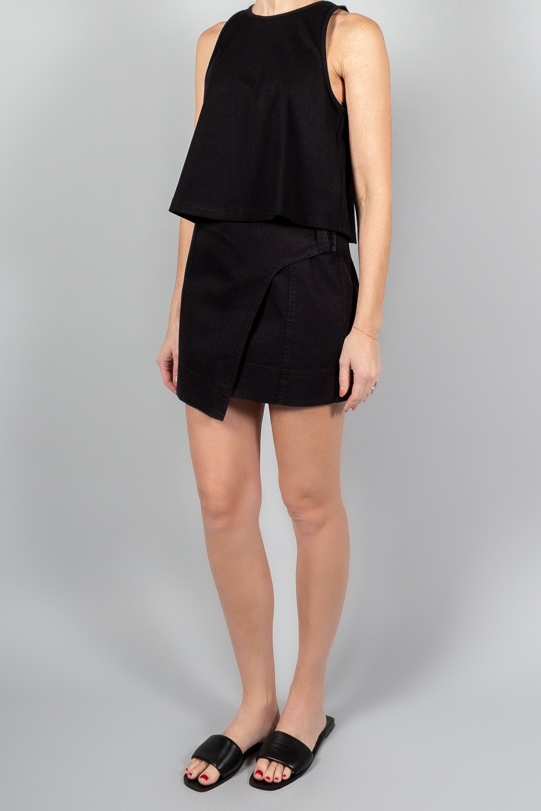 Apiece Apart Lahiri Mini Skirt-Skirts-Misch-Boutique-Vancouver-Canada-misch.ca