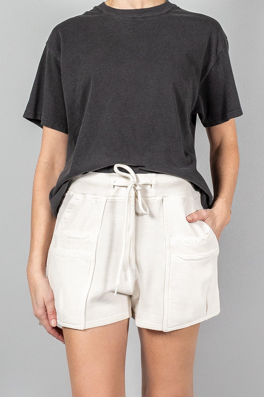 R13 Layered Pocket Sweatshort-Pants and Shorts-Misch-Boutique-Vancouver-Canada-misch.ca