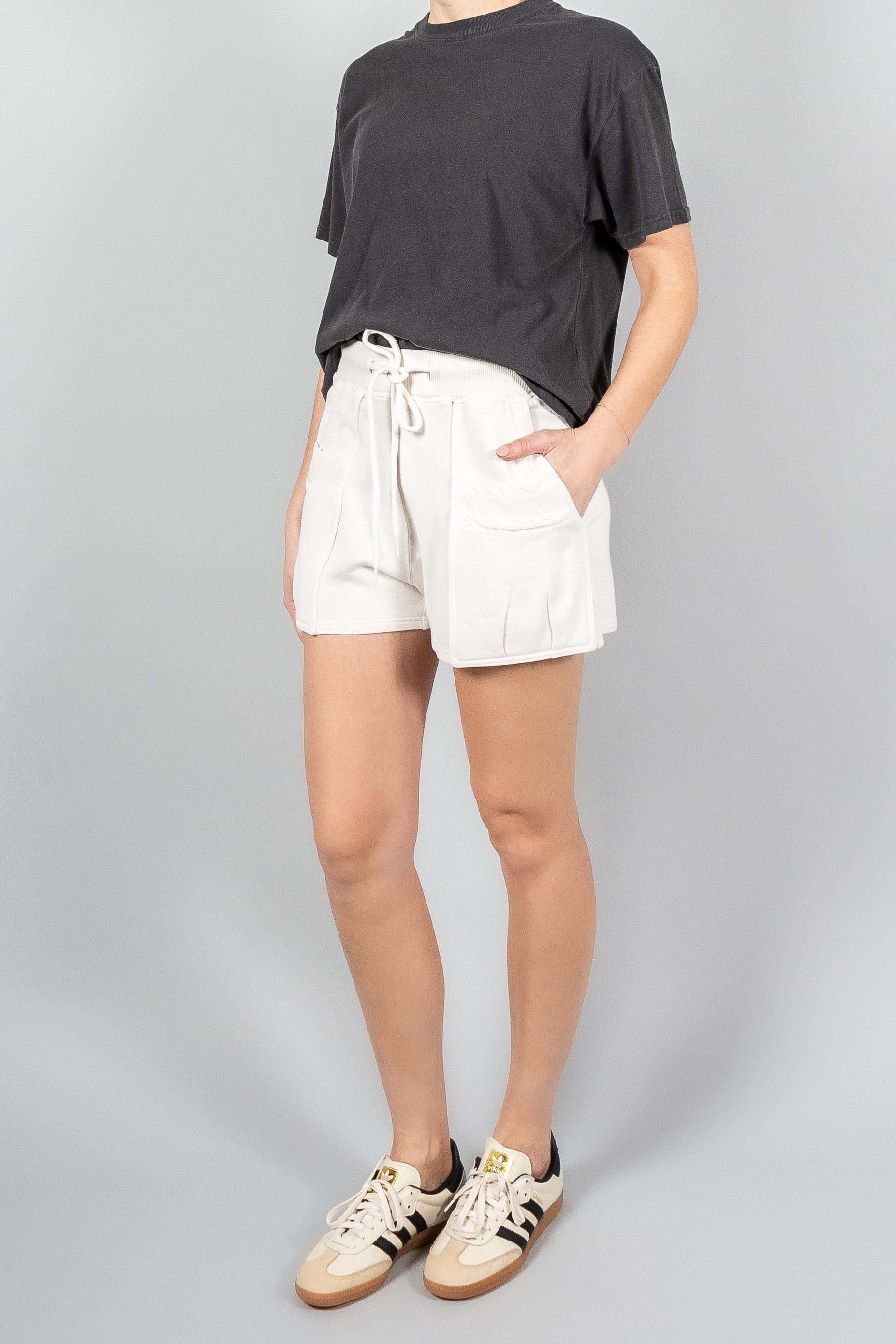 R13 Layered Pocket Sweatshort-Pants and Shorts-Misch-Boutique-Vancouver-Canada-misch.ca