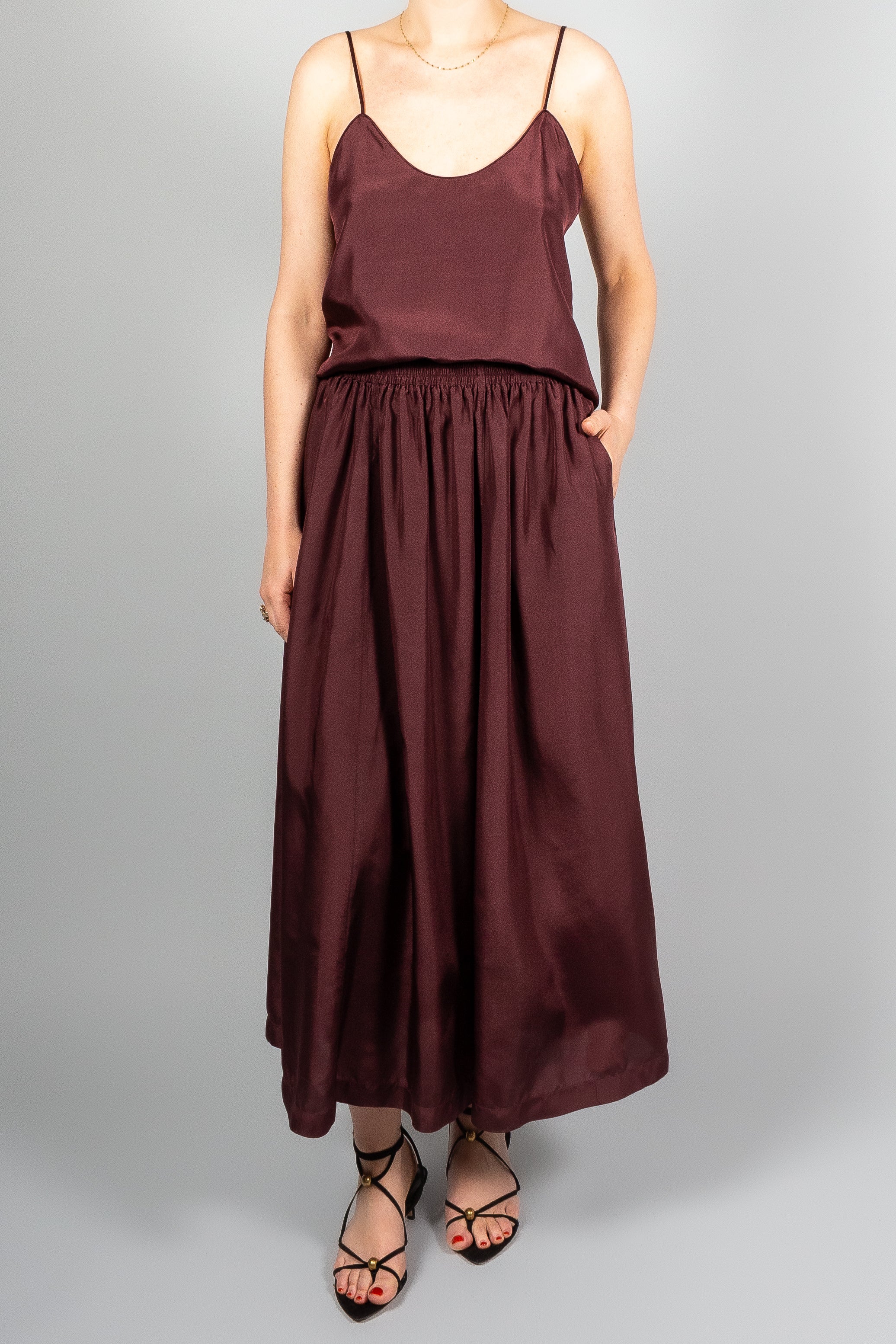 Forte Forte Habotai Silk Essential Skirt-Skirts-Misch-Boutique-Vancouver-Canada-misch.ca