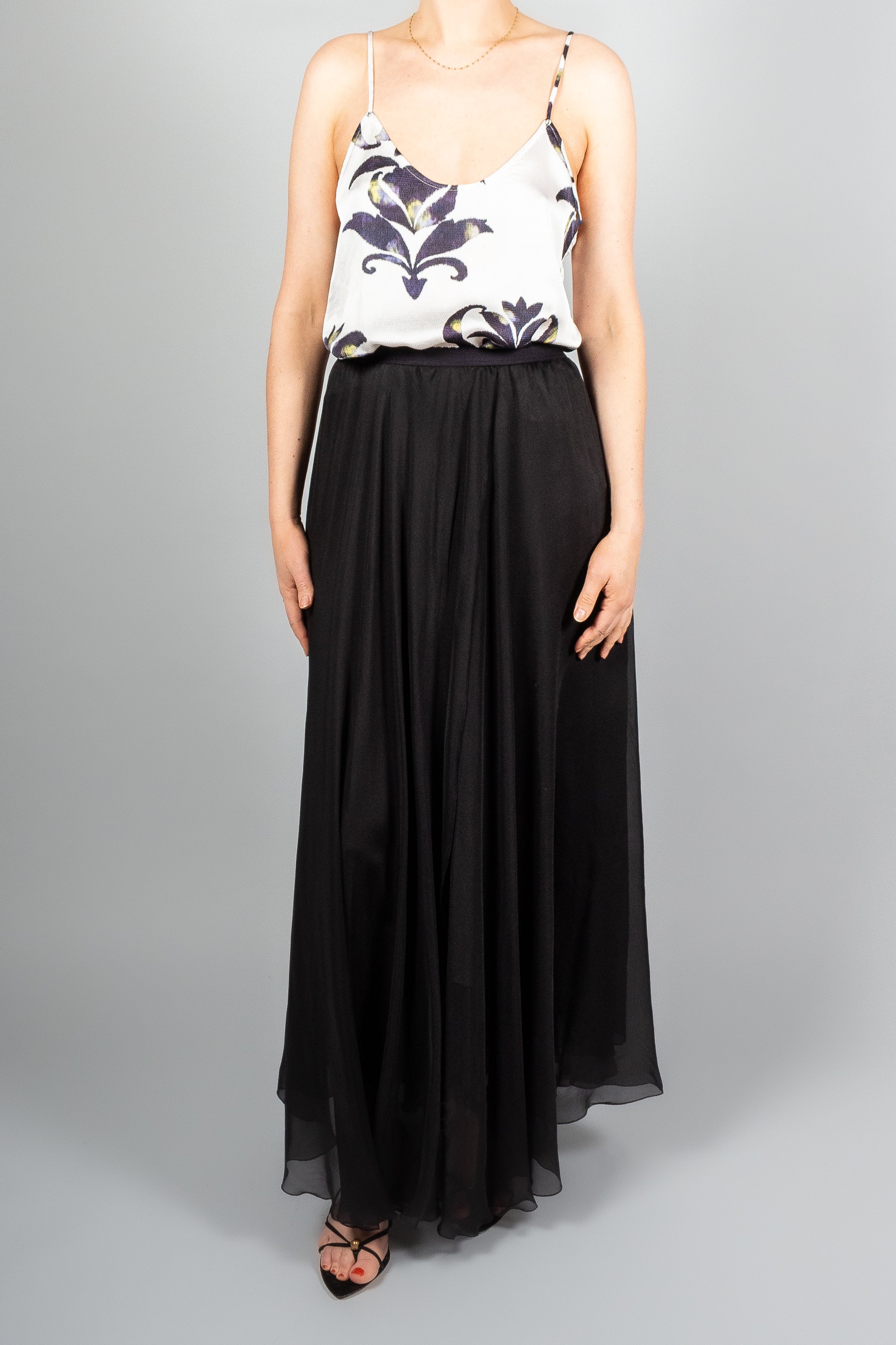 Forte Forte Silk Chiffon Long Skirt-Skirts-Misch-Boutique-Vancouver-Canada-misch.ca