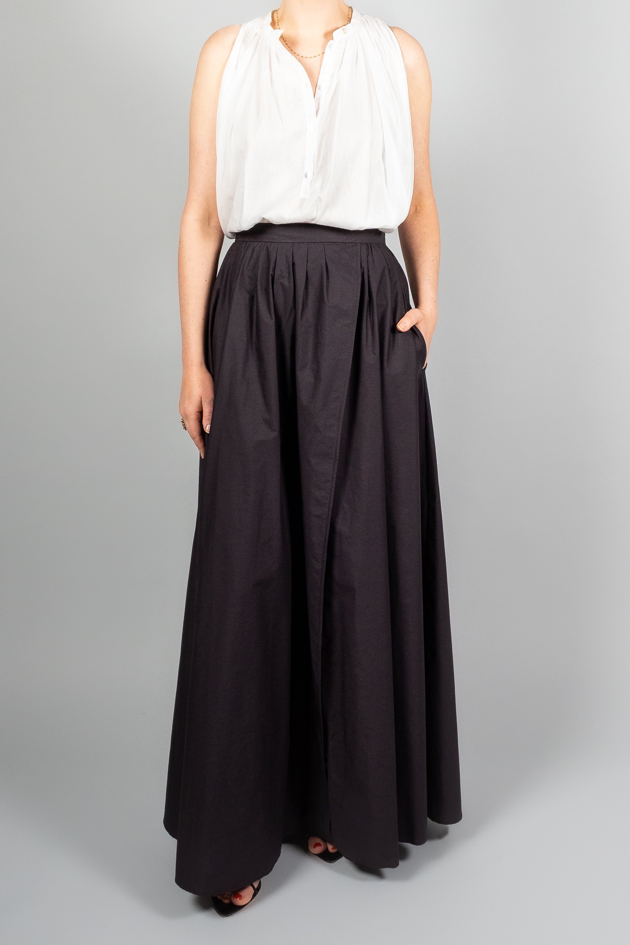 Forte Forte Long Cotton Skirt-Skirts-Misch-Boutique-Vancouver-Canada-misch.ca