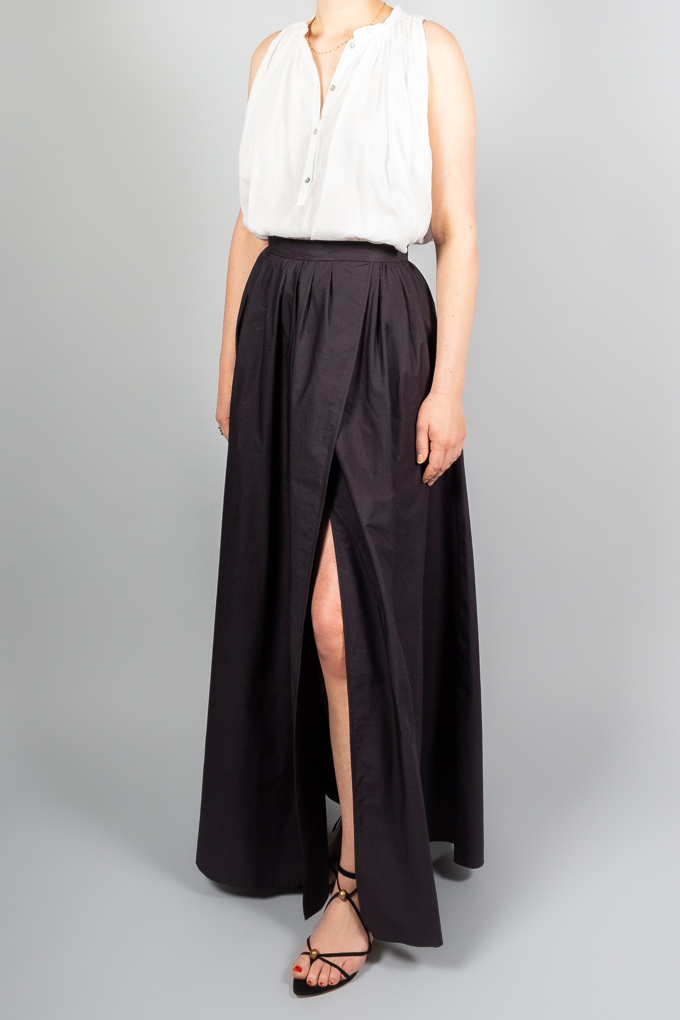 Forte Forte Long Cotton Skirt-Skirts-Misch-Boutique-Vancouver-Canada-misch.ca