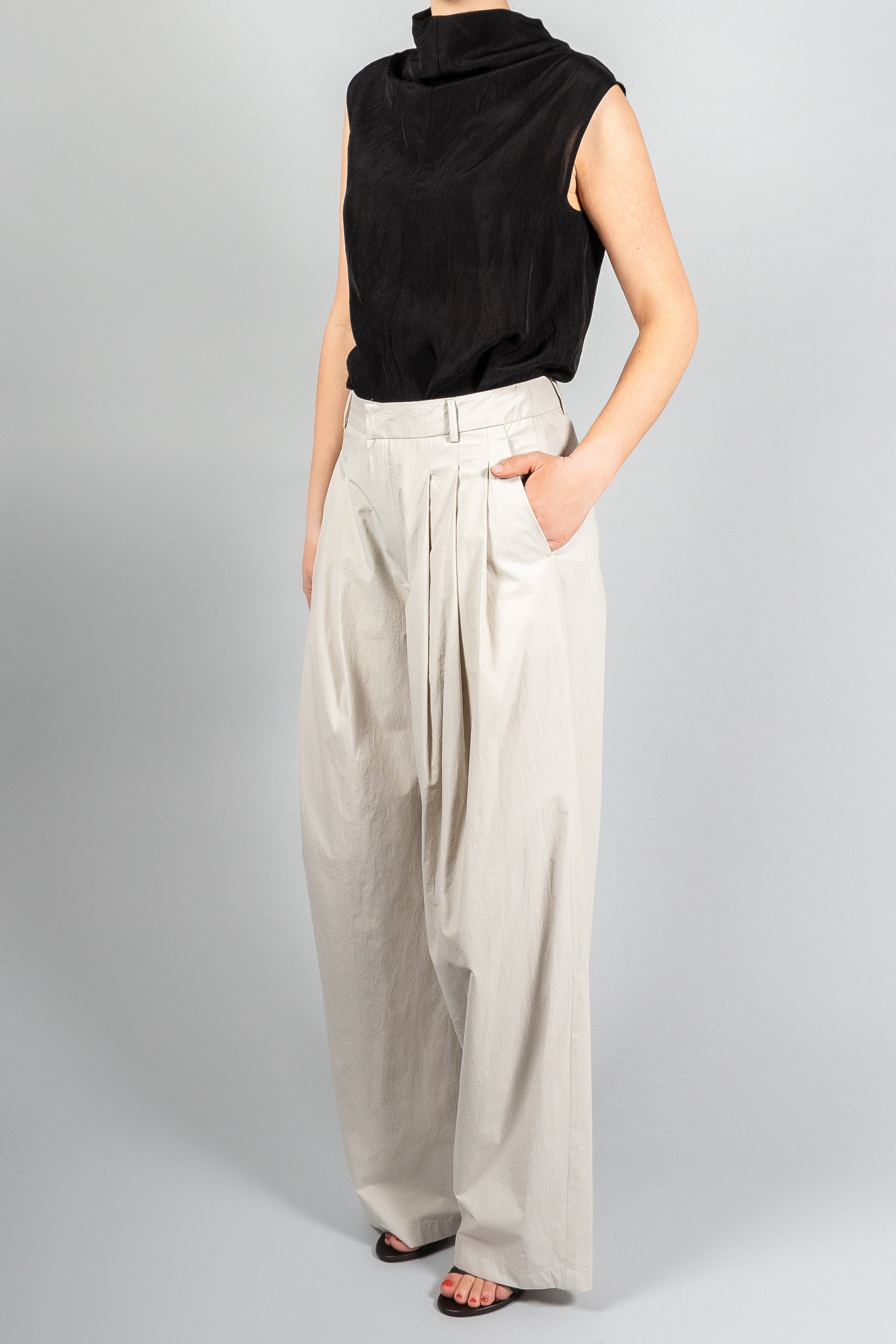 Gauchere Wide Leg Pleated Pant-Pants-Misch-Boutique-Vancouver-Canada-misch.ca