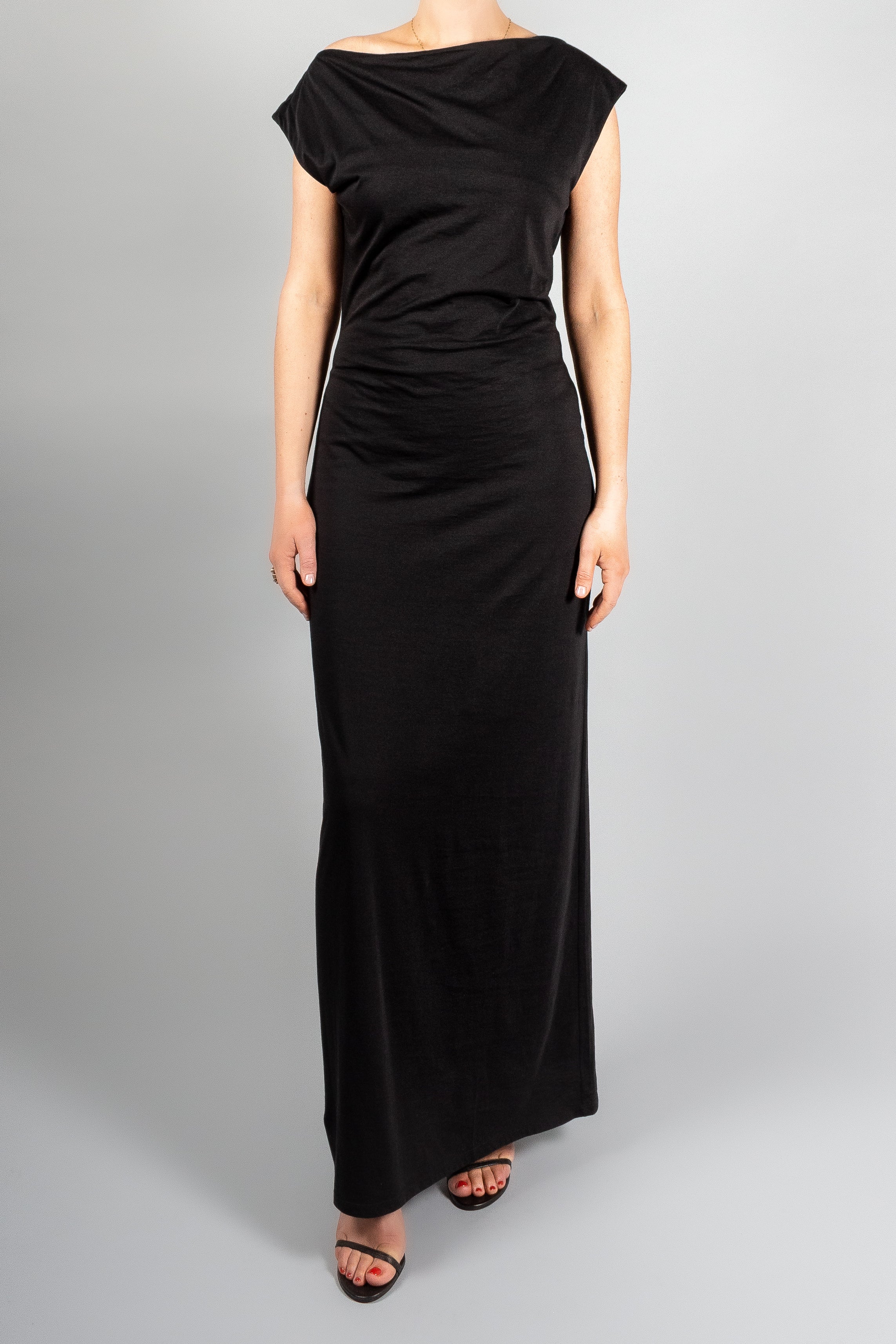 Gauchere Relaxed Column Dress-Dresses and Jumpsuits-Misch-Boutique-Vancouver-Canada-misch.ca