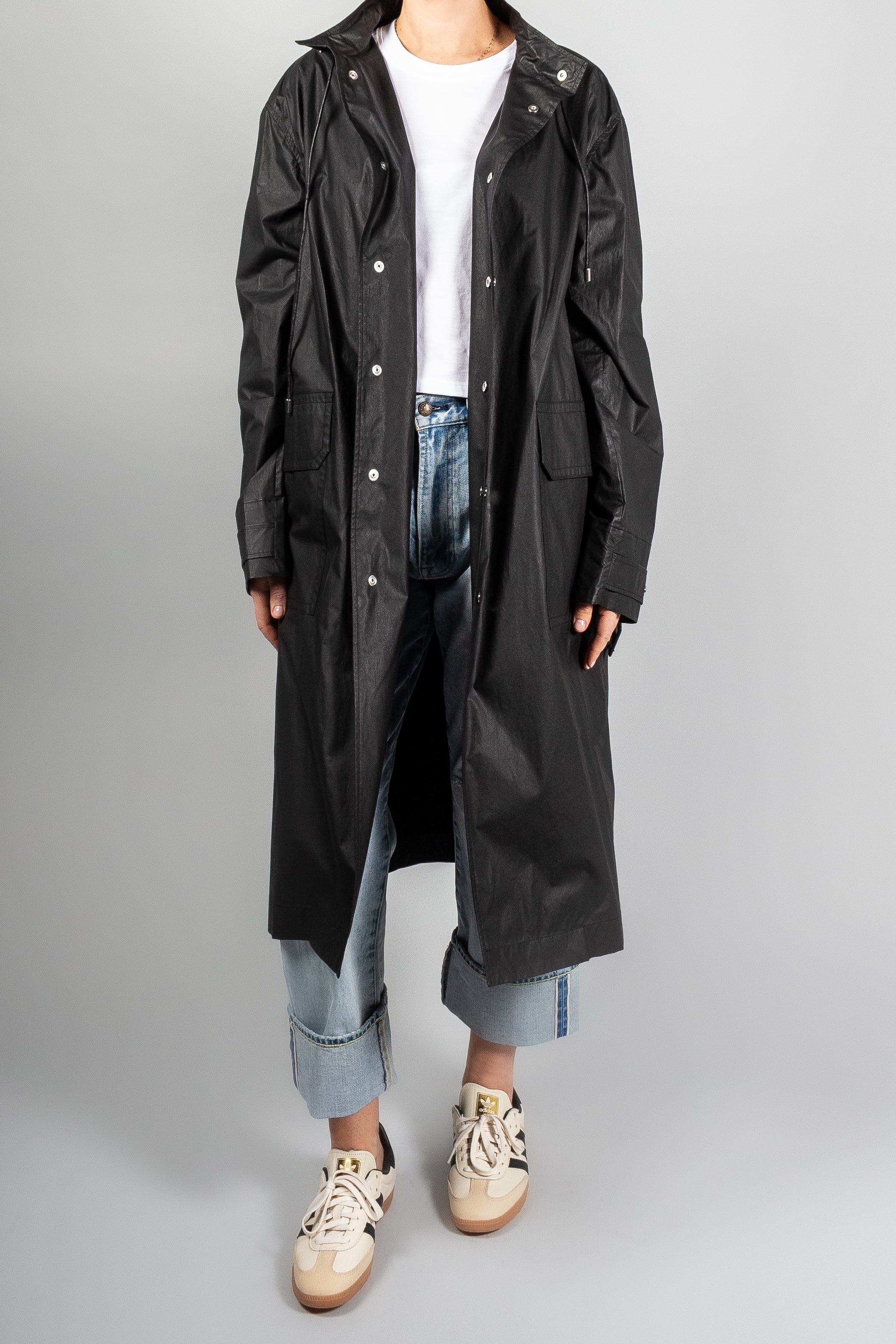 Gauchere Long Raincoat-Coats-Misch-Boutique-Vancouver-Canada-misch.ca