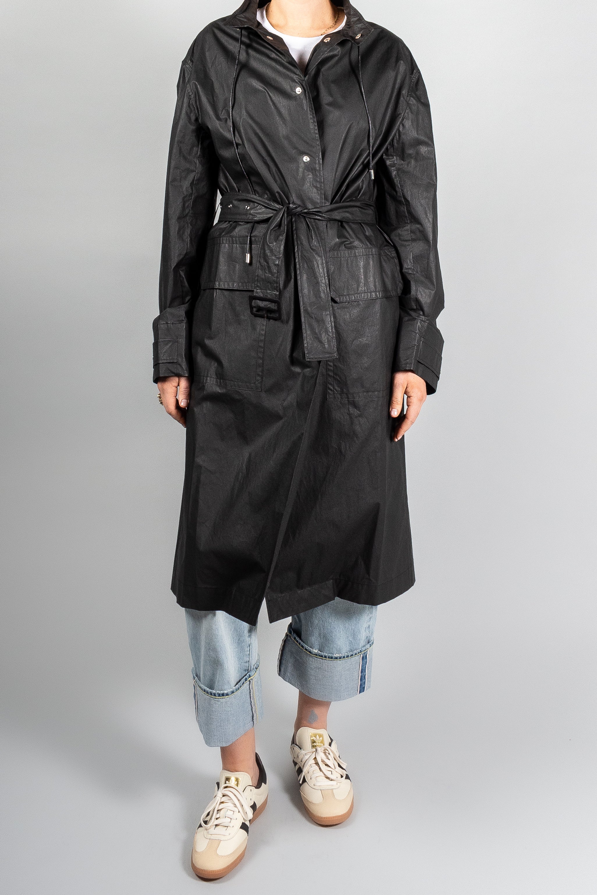 Gauchere Long Raincoat-Coats-Misch-Boutique-Vancouver-Canada-misch.ca