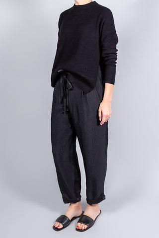 Maria Mcmanus Pearl Button Drawstring Trouser-Pants and Shorts-Misch-Boutique-Vancouver-Canada-misch.ca