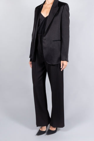 Forte Forte Shiny Anvers Satin Blazer-Jackets-Misch-Boutique-Vancouver-Canada-misch.ca