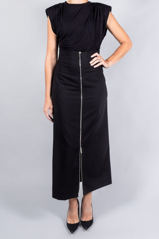 Gauchere Zip Pencil Skirt-Pants and Shorts-Misch-Boutique-Vancouver-Canada-misch.ca