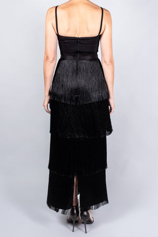 Esse Cinca Fringe Maxi Skirt-Skirts-Misch-Boutique-Vancouver-Canada-misch.ca